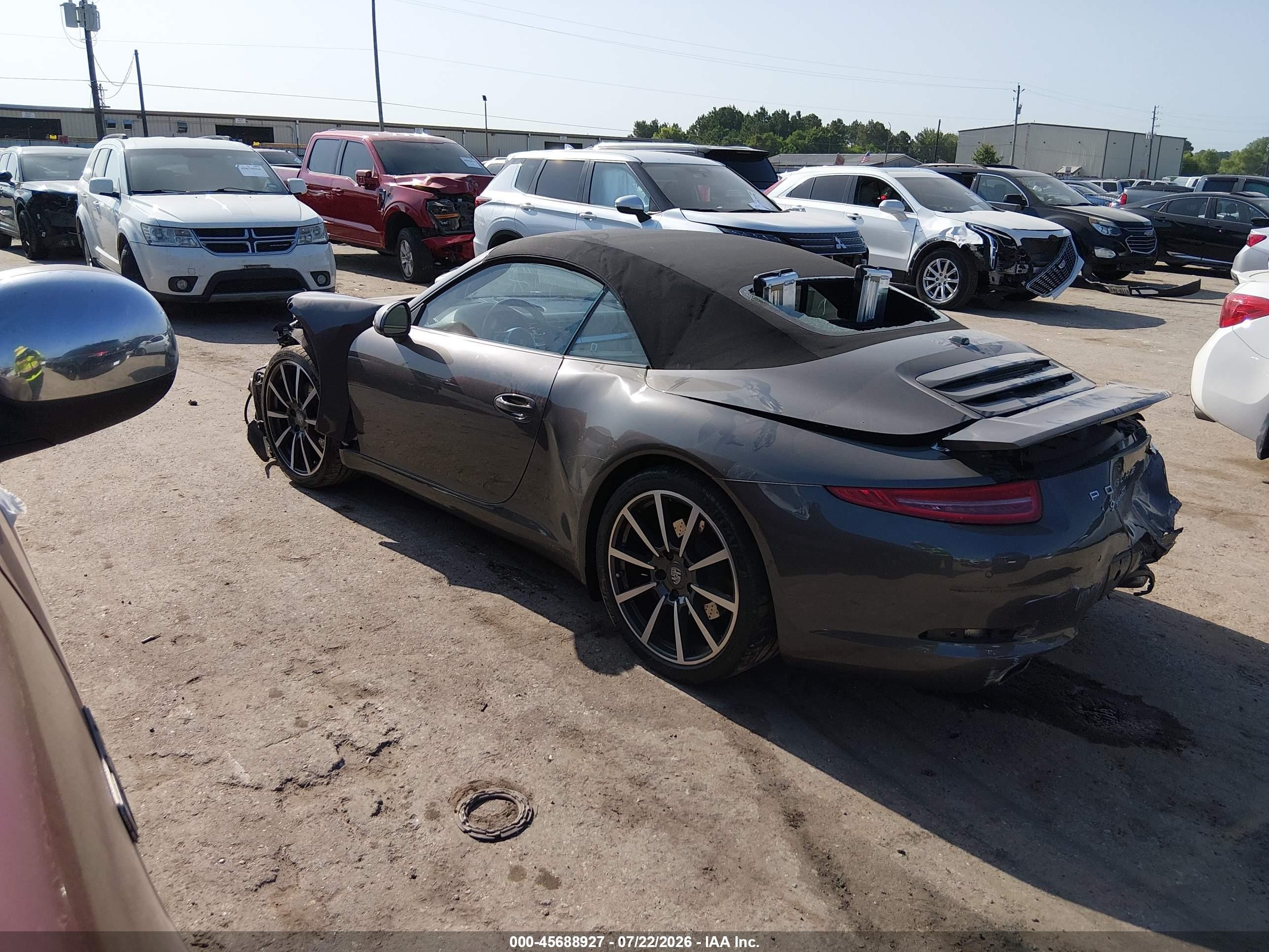2014 Porsche 911 Carrera Gray vin: WP0CA2A94ES140891