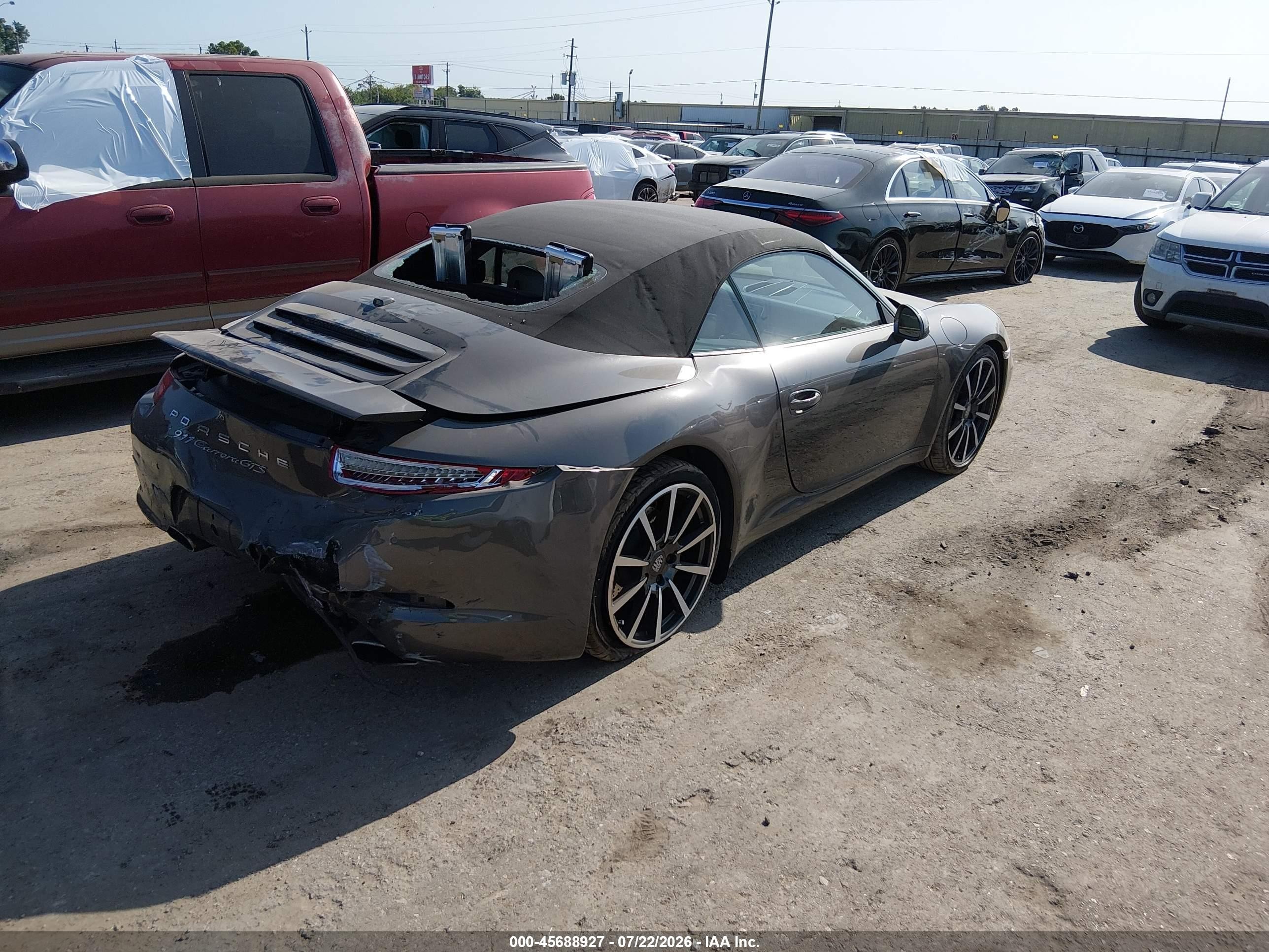 2014 Porsche 911 Carrera Gray vin: WP0CA2A94ES140891