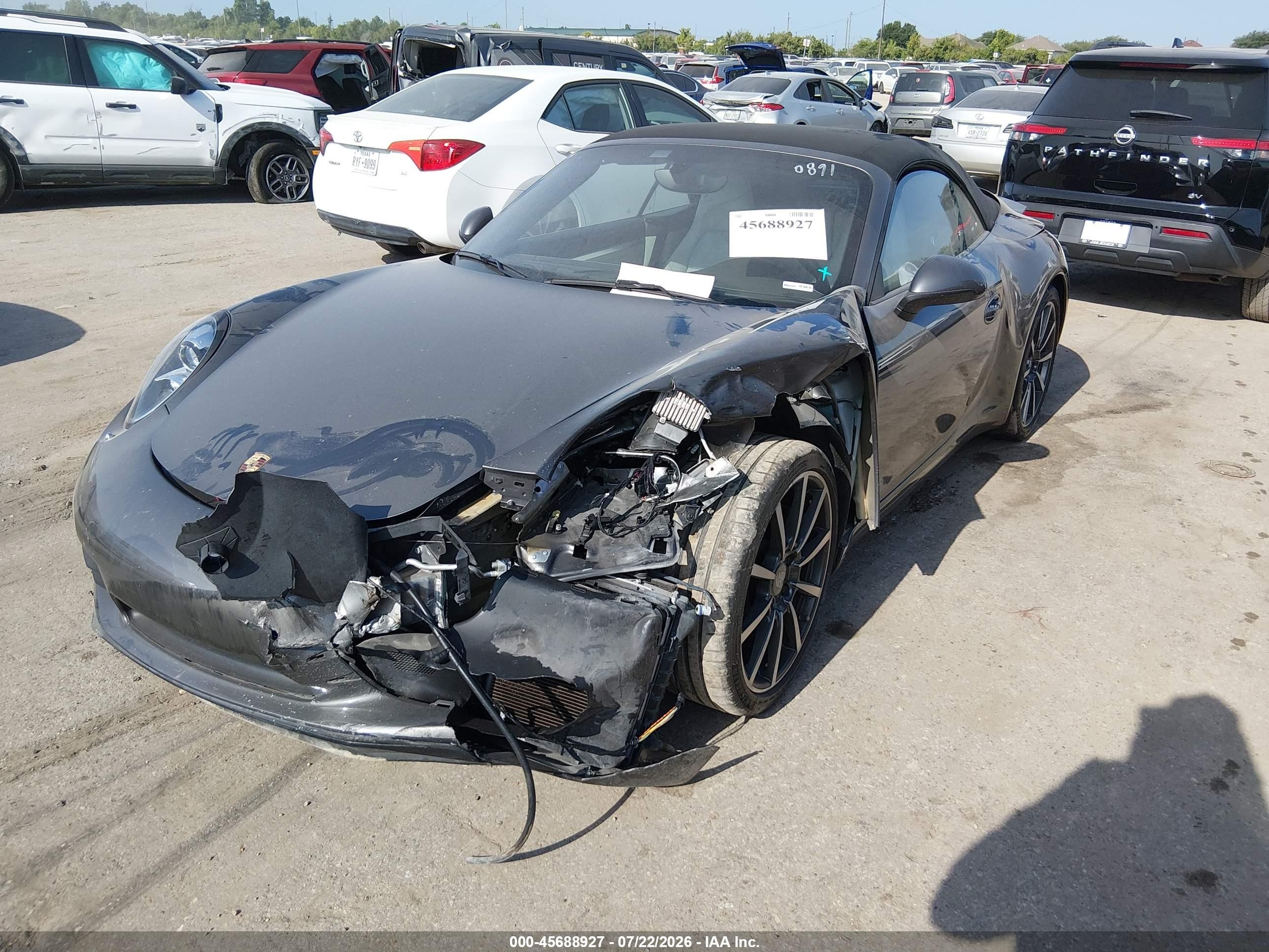 2014 Porsche 911 Carrera Gray vin: WP0CA2A94ES140891