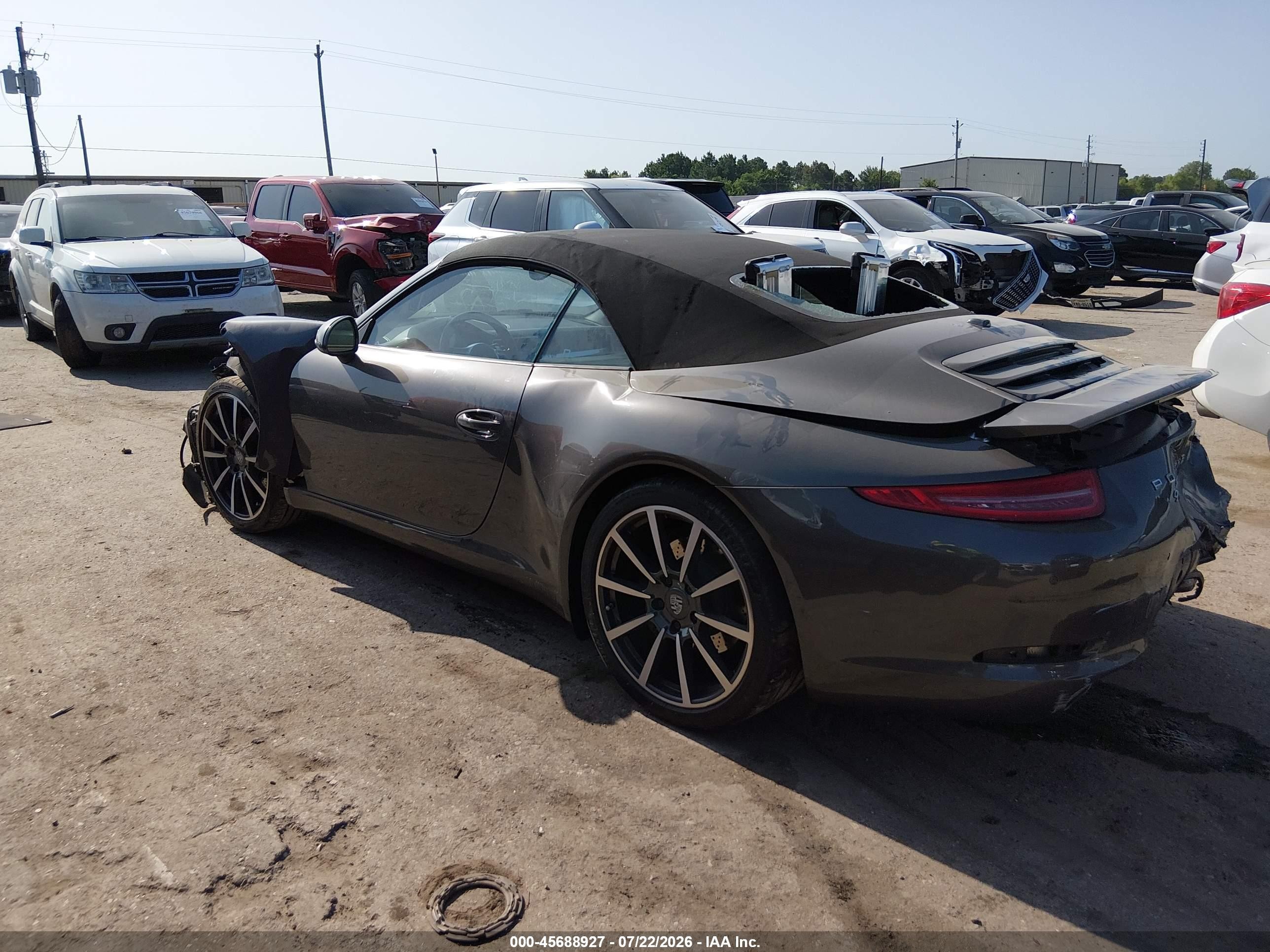2014 Porsche 911 Carrera Gray vin: WP0CA2A94ES140891