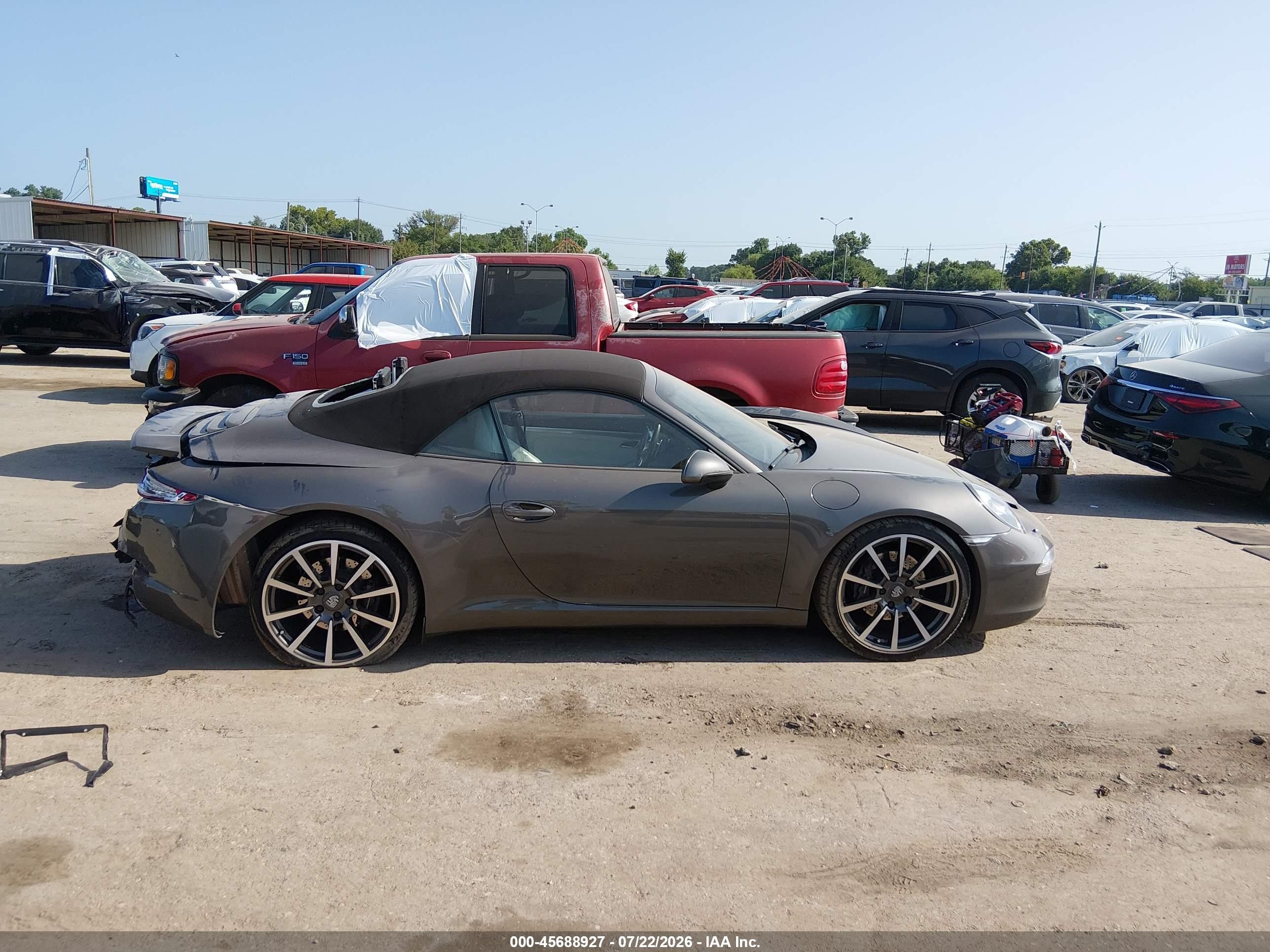 2014 Porsche 911 Carrera Gray vin: WP0CA2A94ES140891