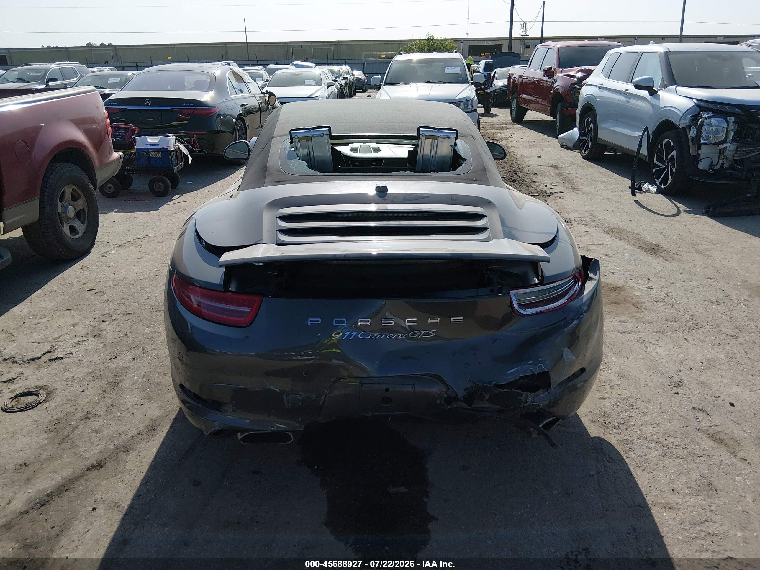 2014 Porsche 911 Carrera Gray vin: WP0CA2A94ES140891