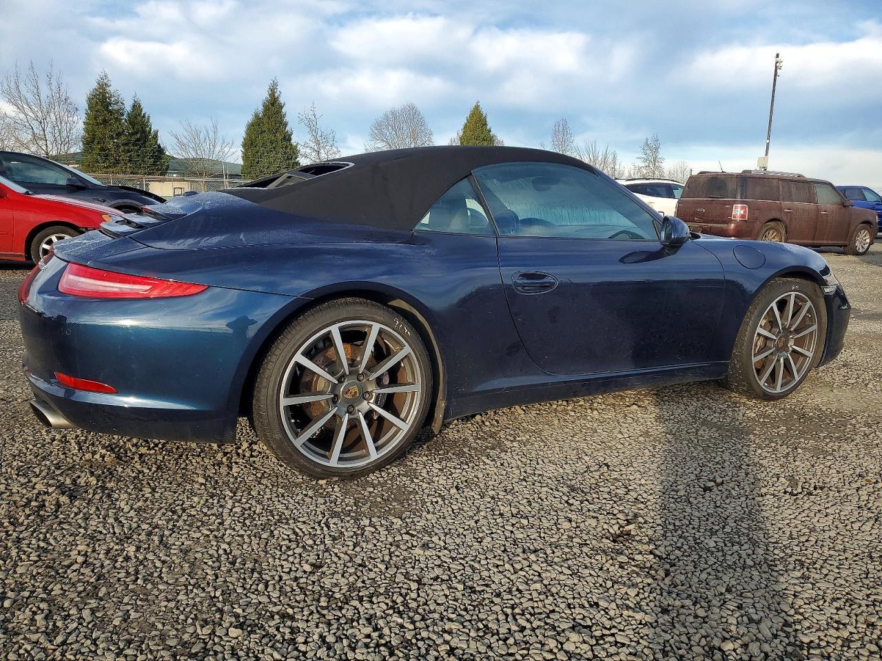 2013 Porsche 911 Carrera Синий vin: WP0CA2A95DS140199