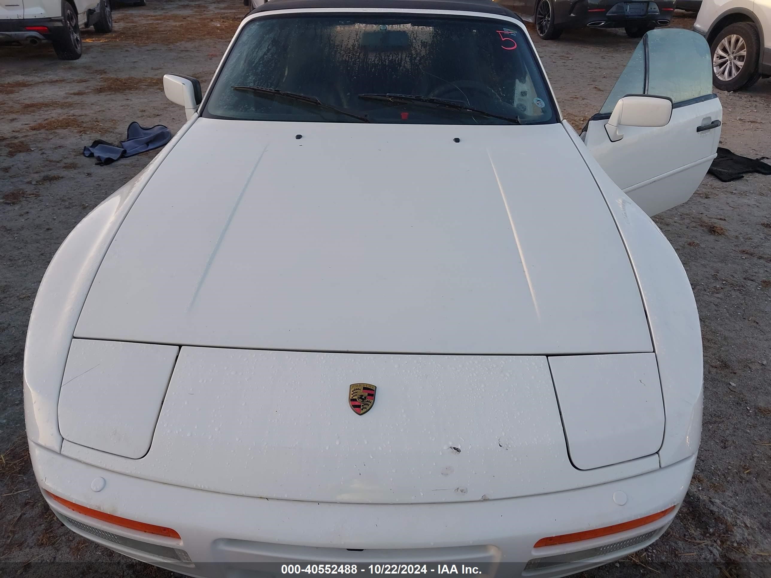 1990 Porsche 944 S White vin: WP0CB2940LN480606