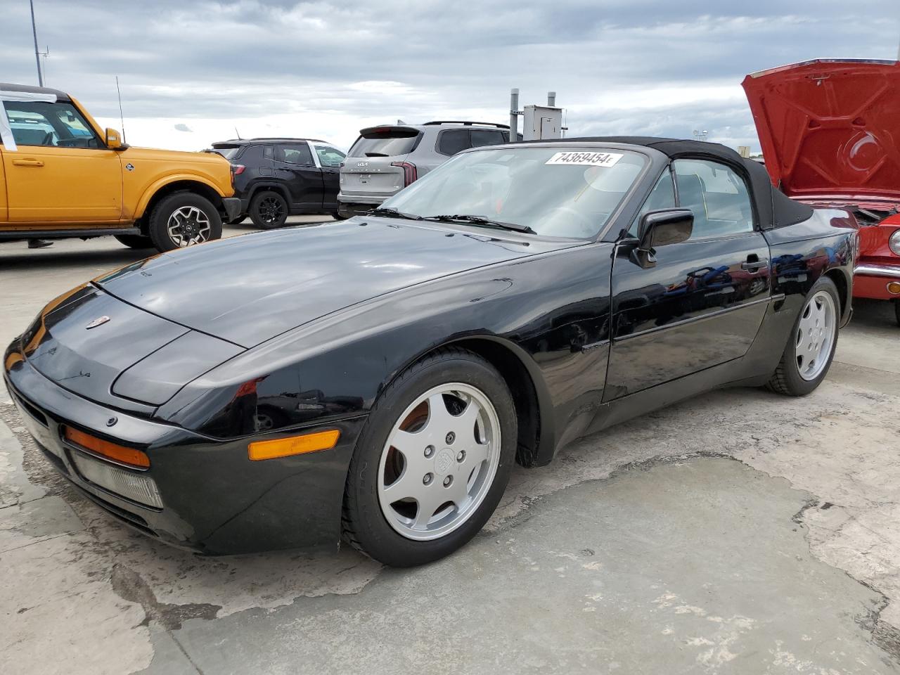 1990 Porsche 944 S Black vin: WP0CB2946LN480366