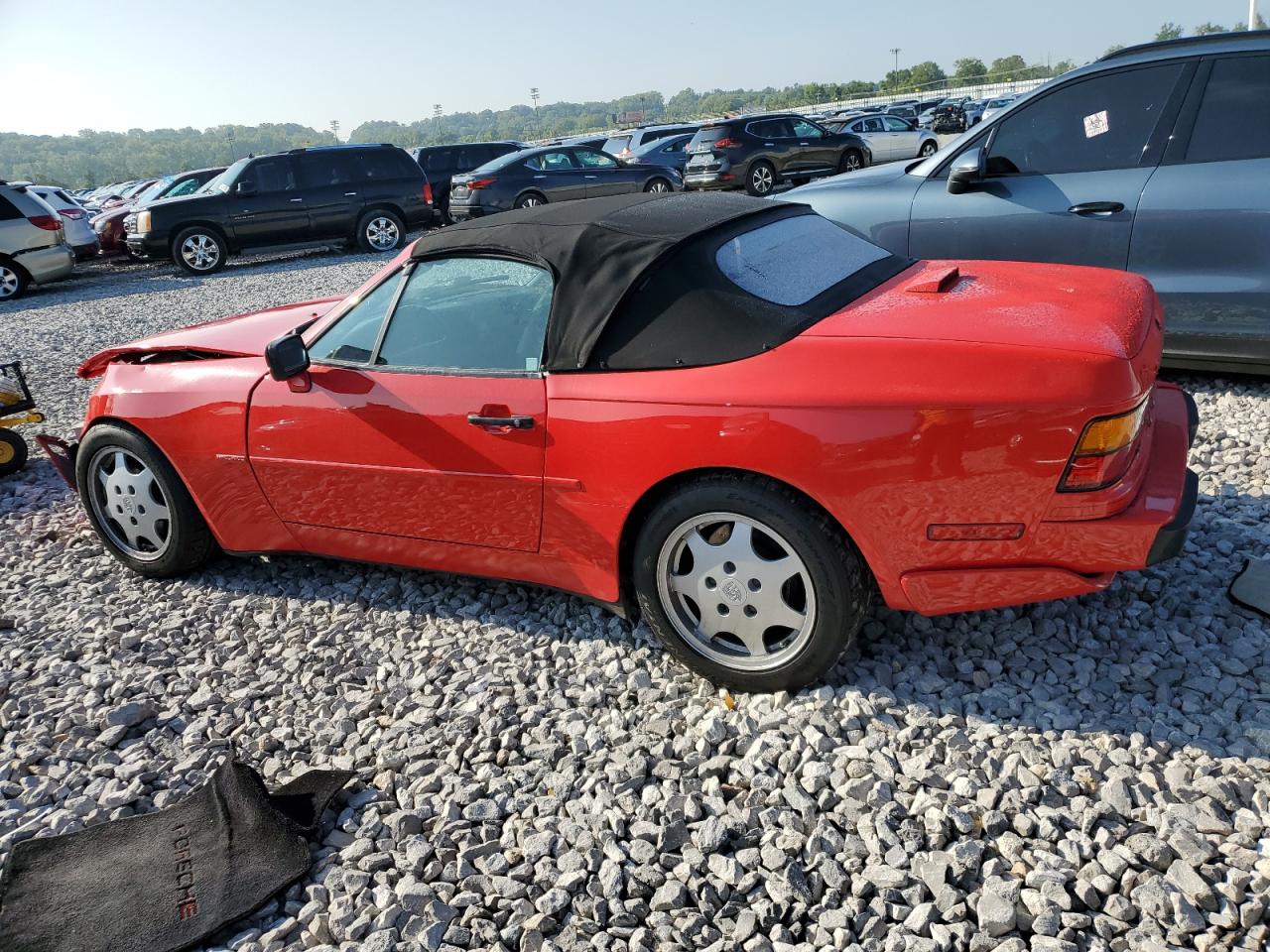 1990 Porsche 944 S Red vin: WP0CB2946LN481162