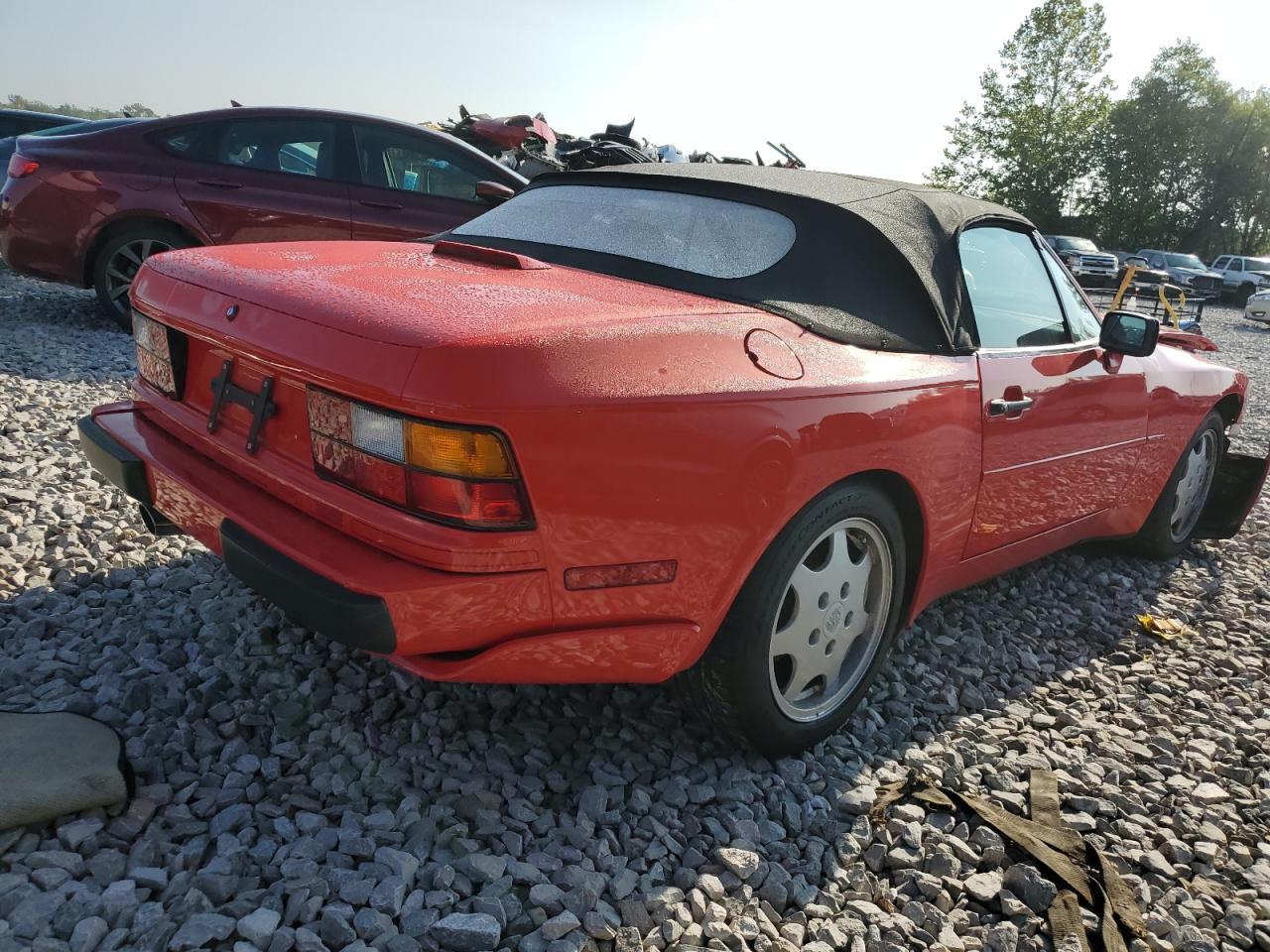1990 Porsche 944 S Red vin: WP0CB2946LN481162