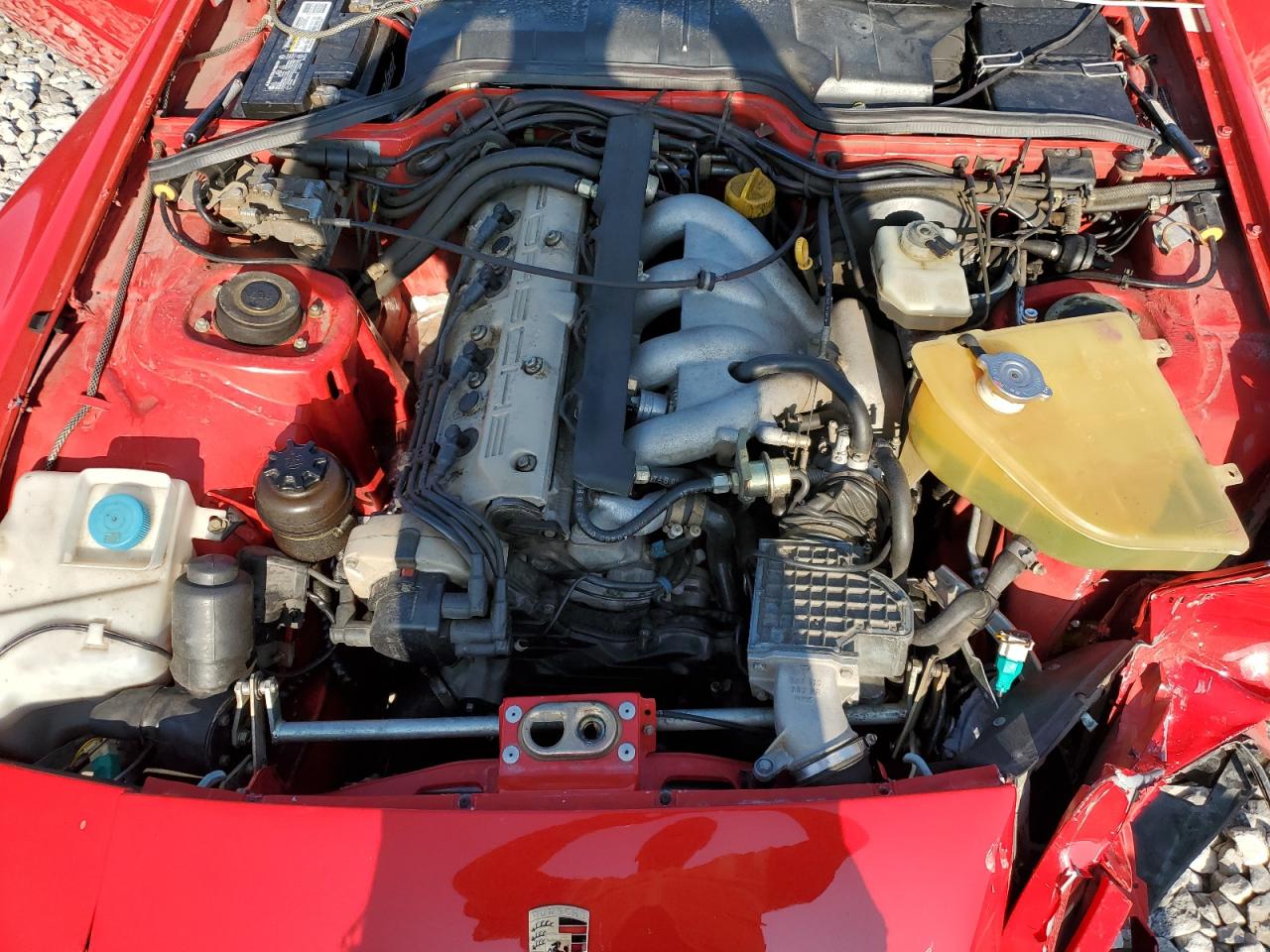 1990 Porsche 944 S Red vin: WP0CB2946LN481162