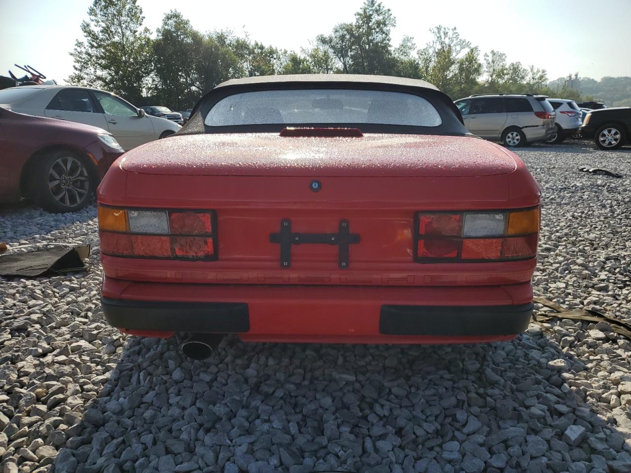 1990 Porsche 944 S Red vin: WP0CB2946LN481162