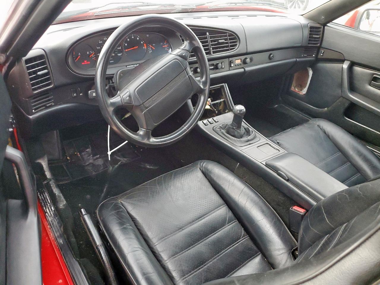 1990 Porsche 944 S Red vin: WP0CB2946LN481226