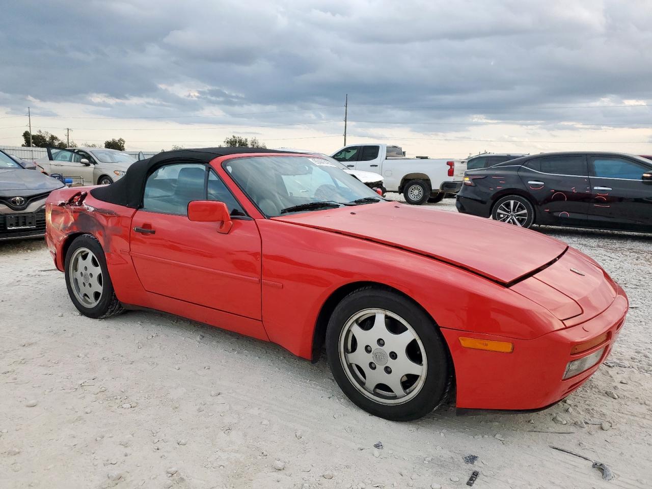 1990 Porsche 944 S Red vin: WP0CB2946LN481226