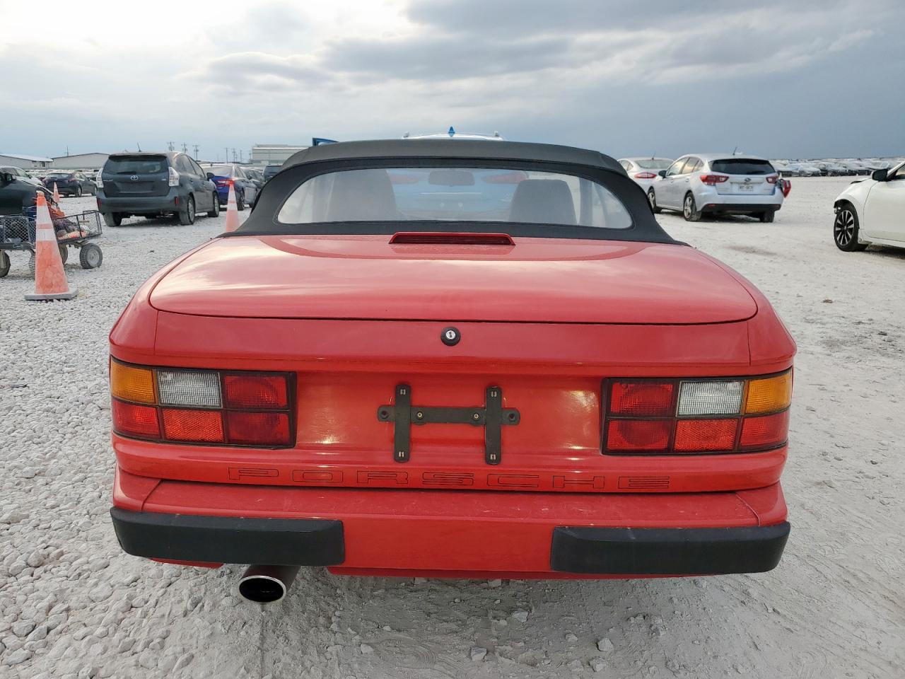 1990 Porsche 944 S Red vin: WP0CB2946LN481226