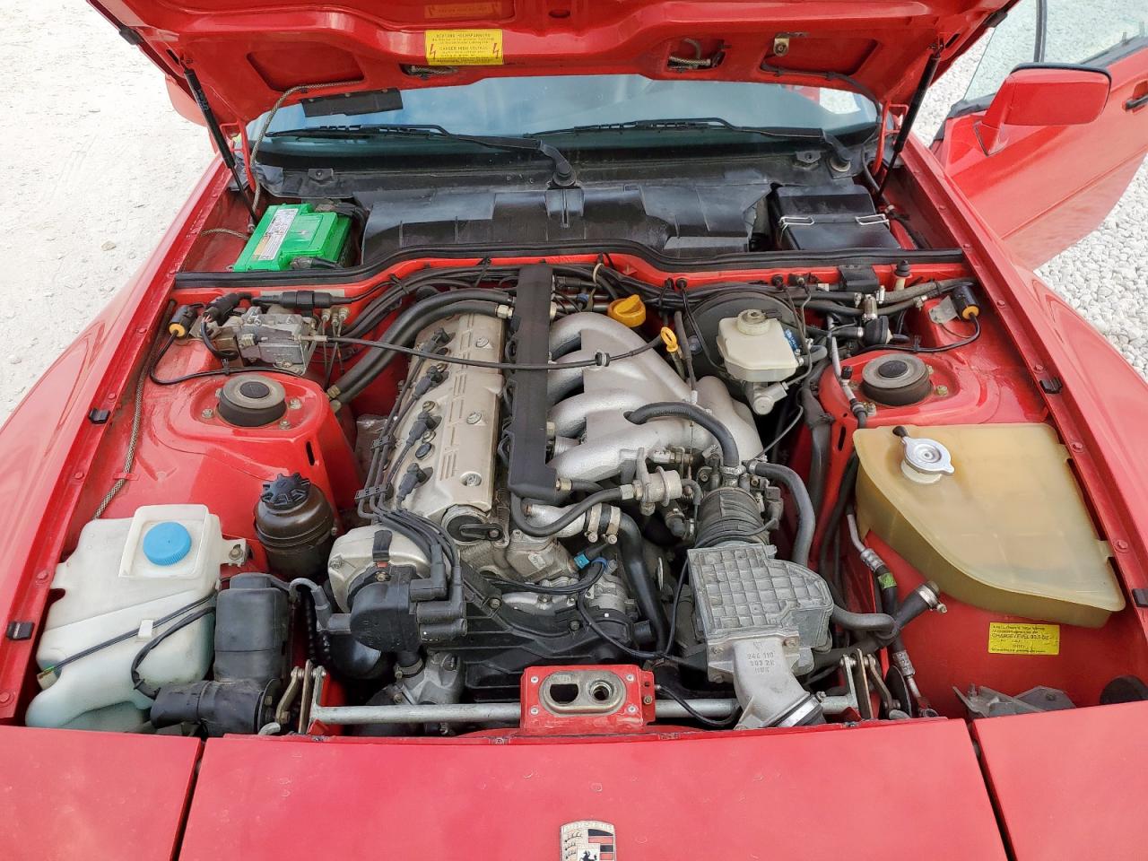 1990 Porsche 944 S Red vin: WP0CB2946LN481226