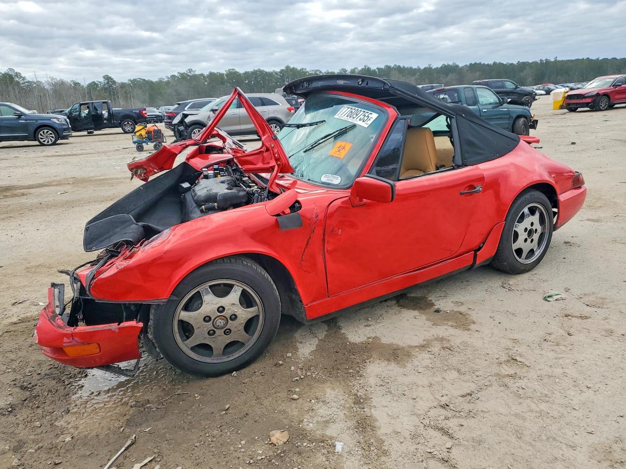 1990 Porsche 911 Carrera 2 Red vin: WP0CB2962LS471778