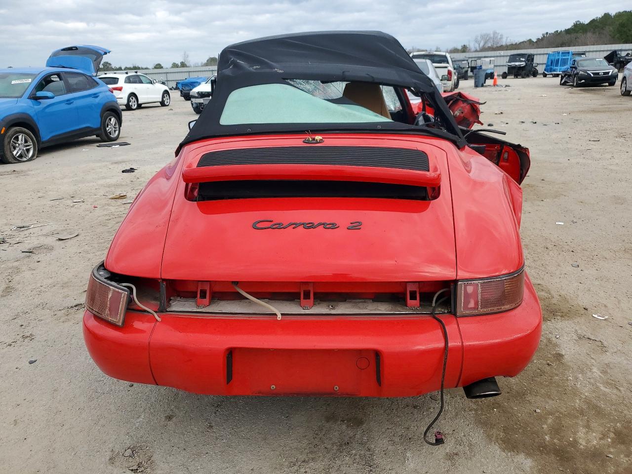 1990 Porsche 911 Carrera 2 Red vin: WP0CB2962LS471778