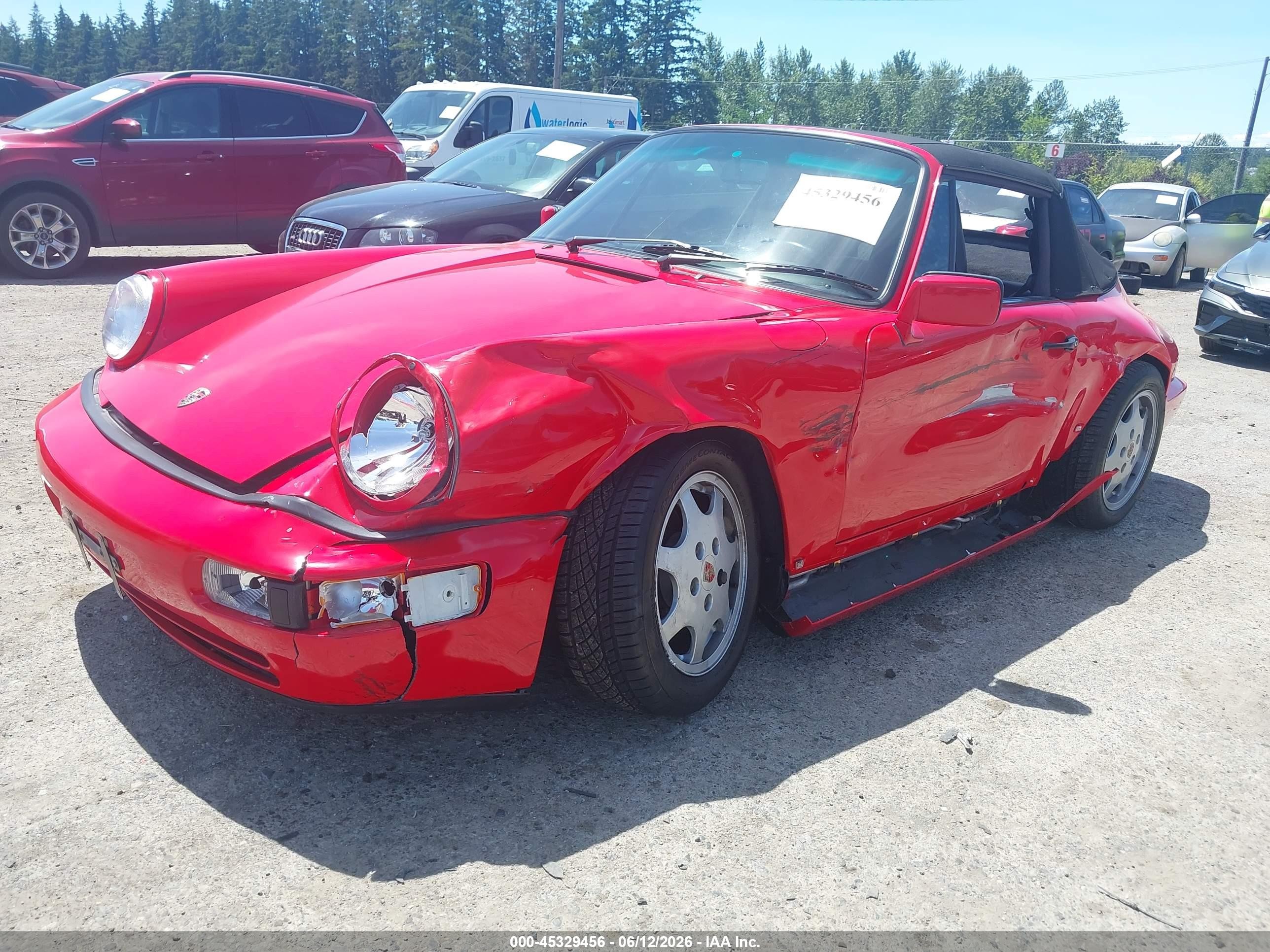 1990 Porsche 911 Carrera 2/carrera 4 Red vin: WP0CB2964LS470759