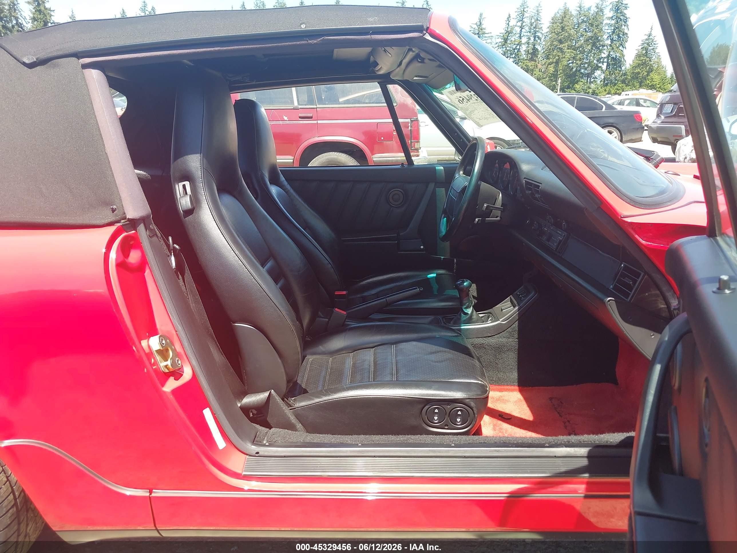 1990 Porsche 911 Carrera 2/carrera 4 Red vin: WP0CB2964LS470759