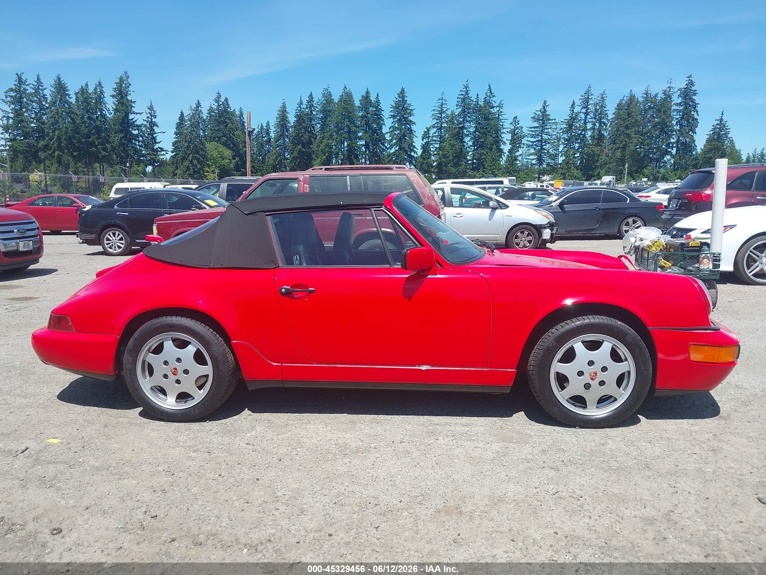 1990 Porsche 911 Carrera 2/carrera 4 Red vin: WP0CB2964LS470759
