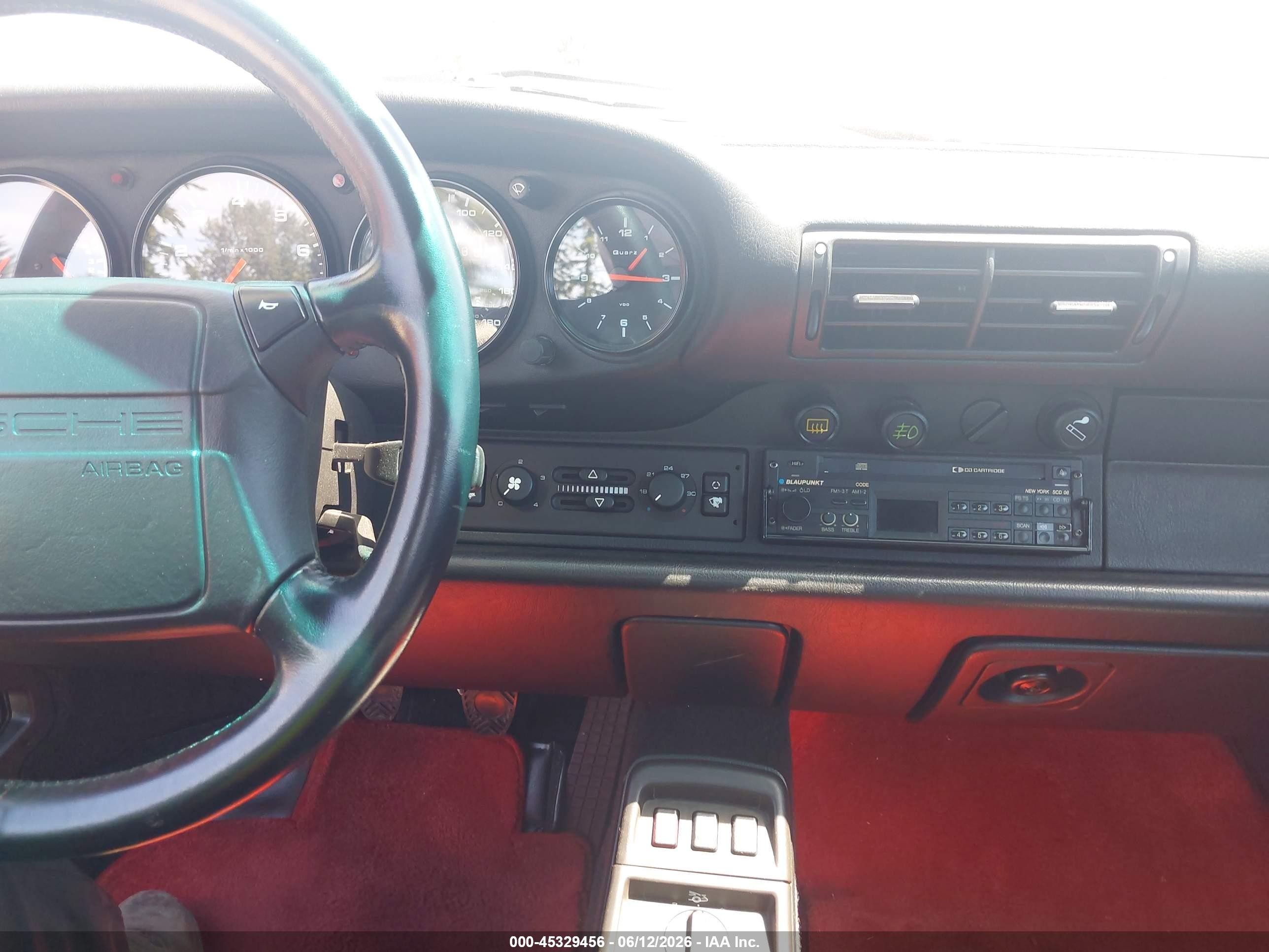 1990 Porsche 911 Carrera 2/carrera 4 Red vin: WP0CB2964LS470759