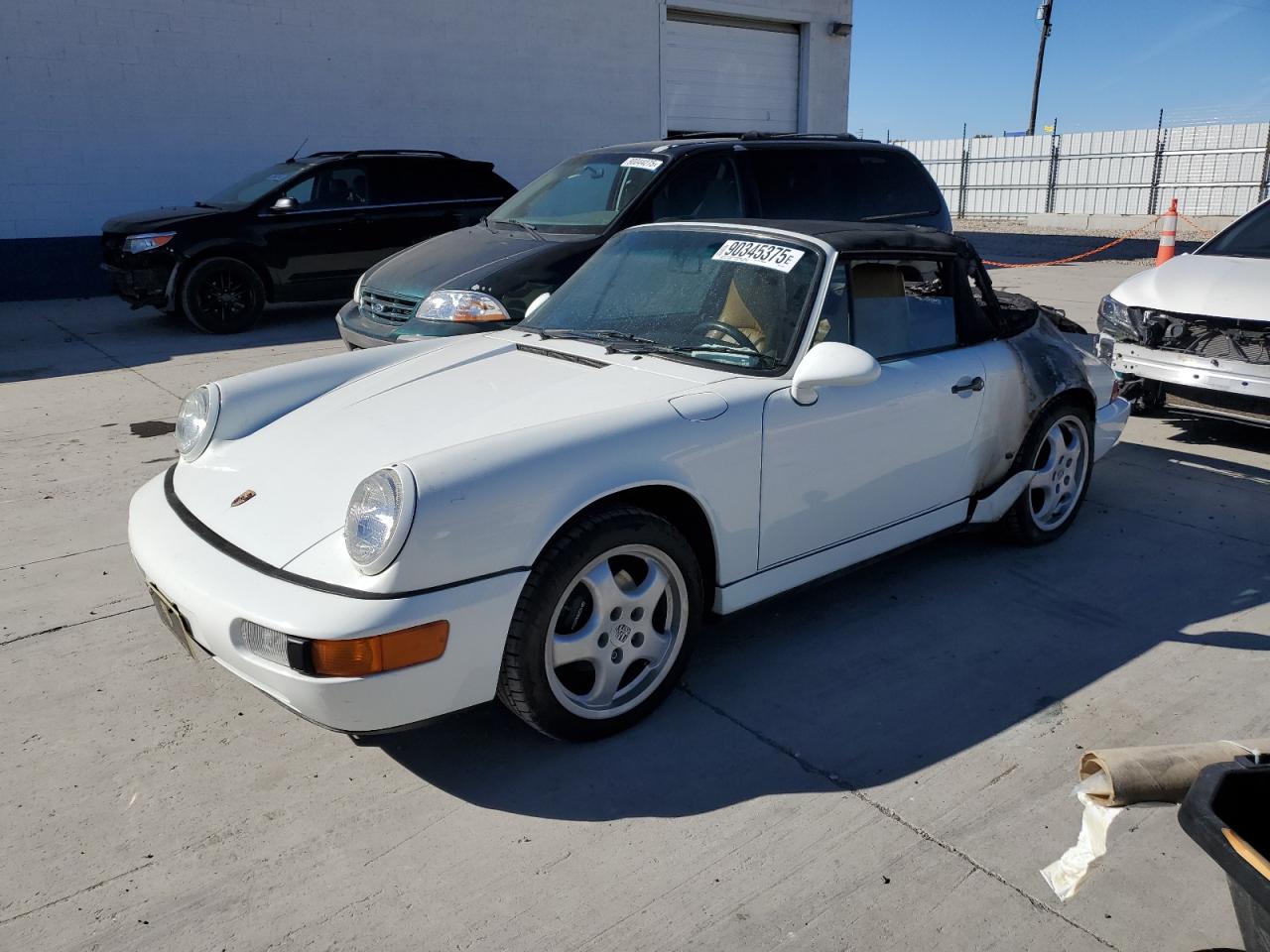 1990 Porsche 911 Carrera 2 White vin: WP0CB2965LS471970