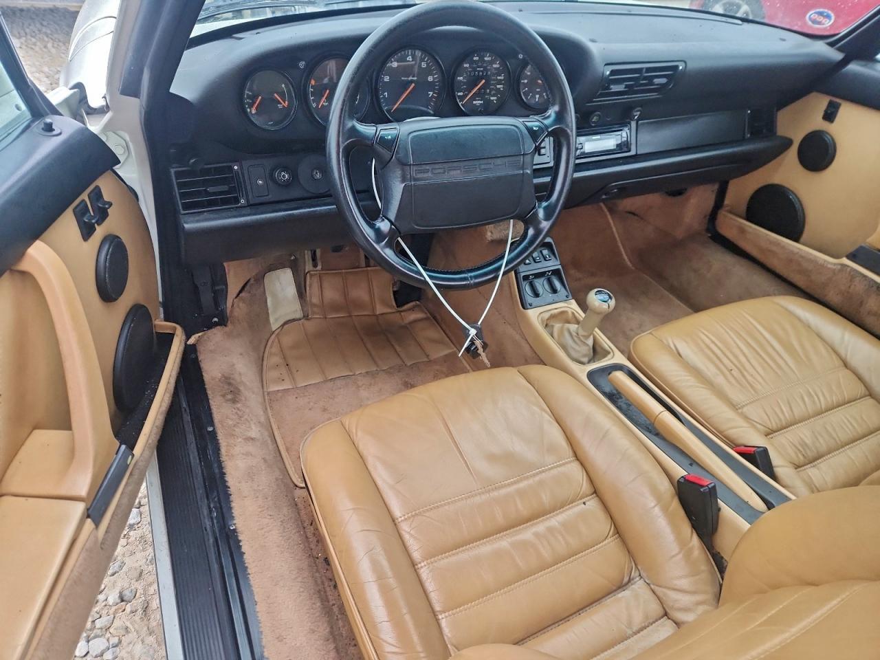 1990 Porsche 911 Carrera 2 White vin: WP0CB2965LS471970
