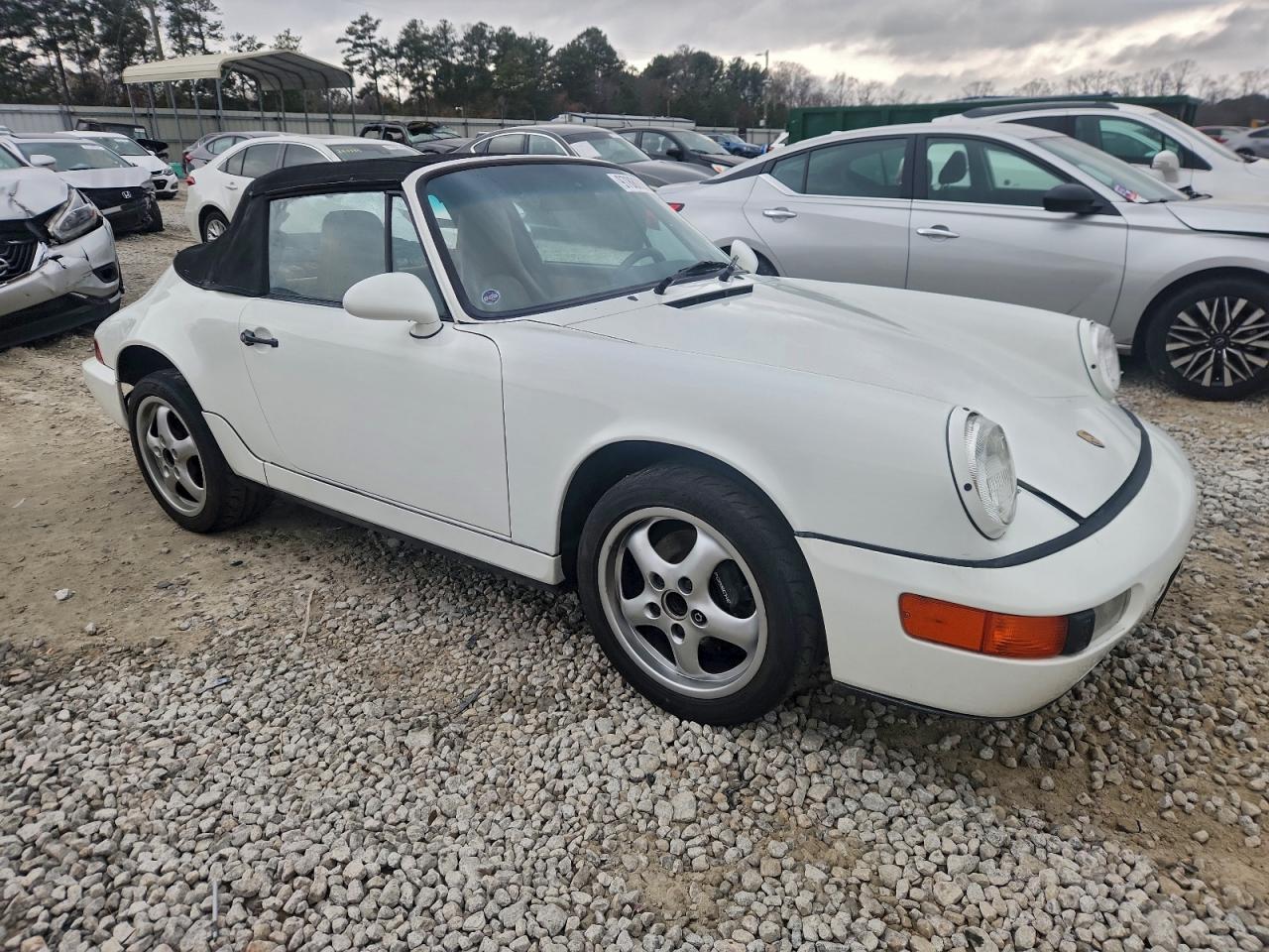 1990 Porsche 911 Carrera 2 White vin: WP0CB2965LS471970