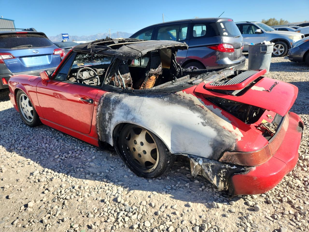 1990 Porsche 911 Carrera 2 Red vin: WP0CB296XLS470216