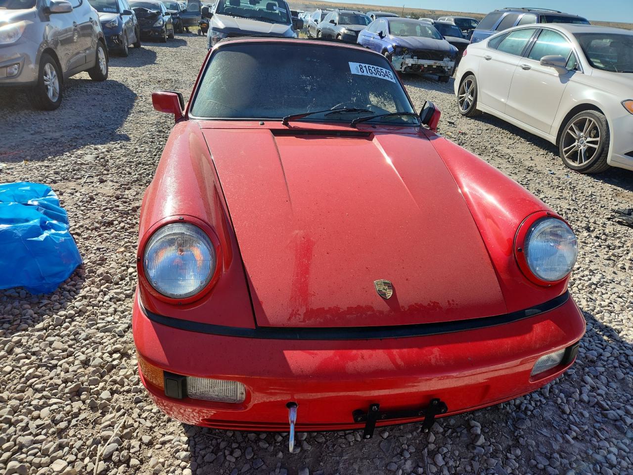 1990 Porsche 911 Carrera 2 Red vin: WP0CB296XLS470216