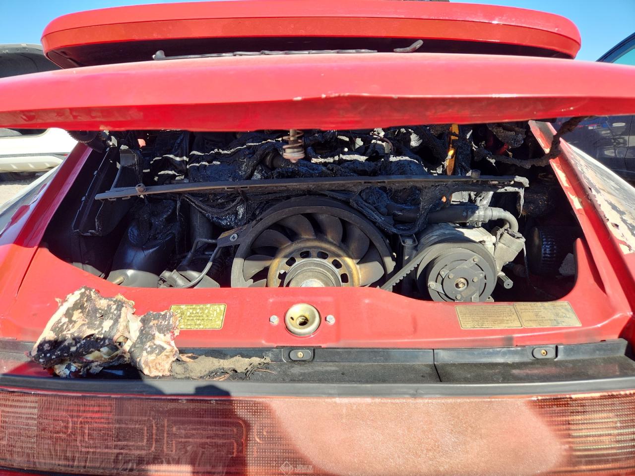 1990 Porsche 911 Carrera 2 Red vin: WP0CB296XLS470216