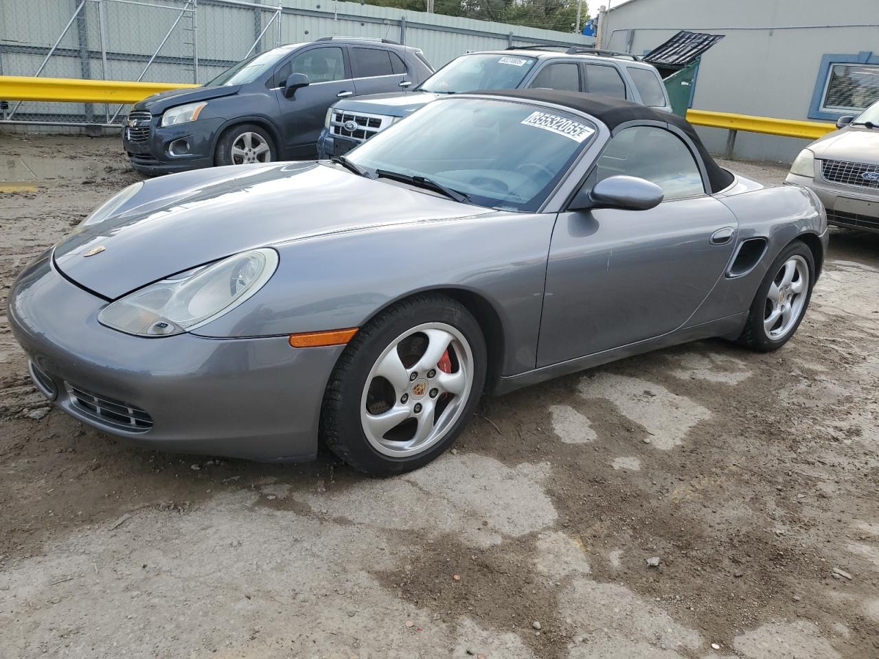 2001 Porsche Boxster S Серый vin: WP0CB29801U662506