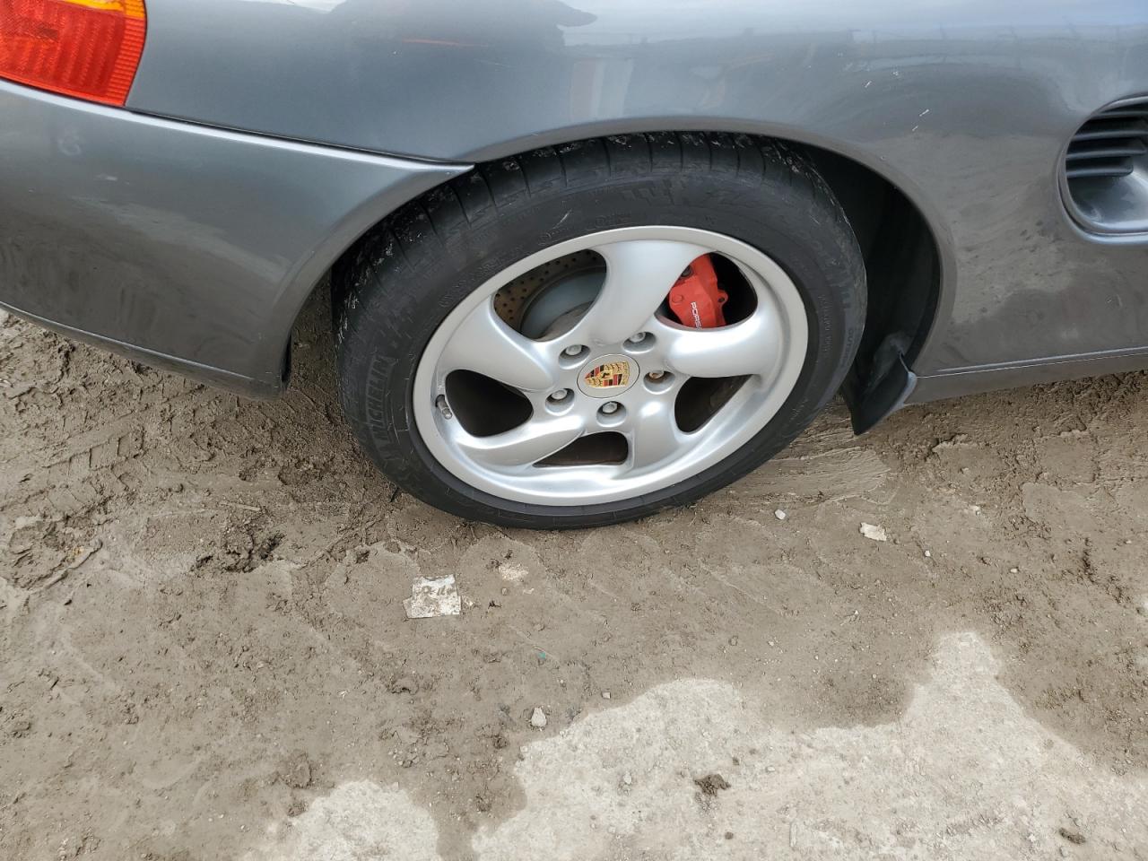 2001 Porsche Boxster S Серый vin: WP0CB29801U662506 Damage: Right Qtr Panel, Multiple Scratches Heavy, 3