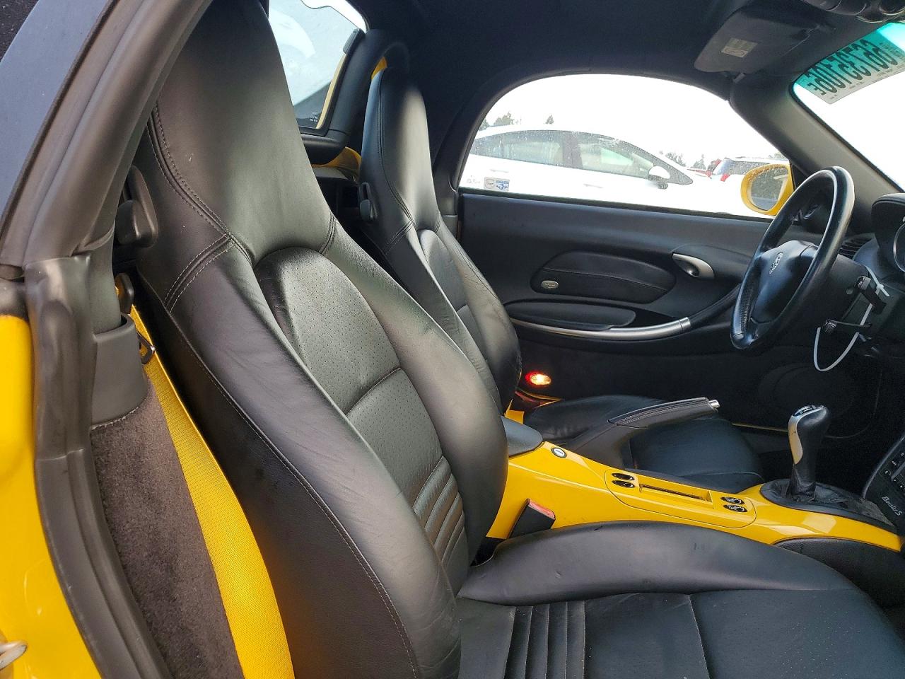 2001 Porsche Boxster S Yellow vin: WP0CB29801U664658