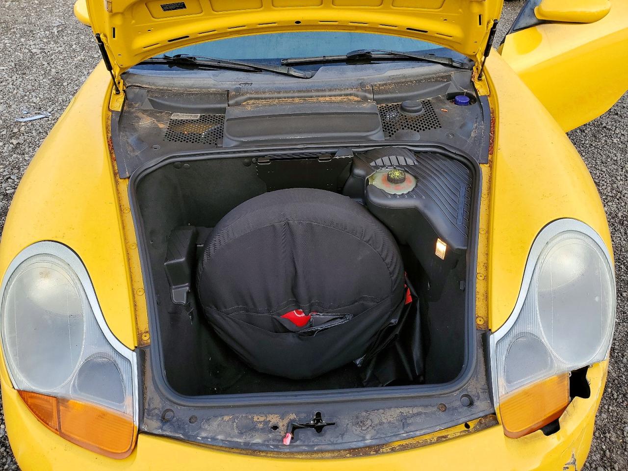 2001 Porsche Boxster S Yellow vin: WP0CB29801U664658