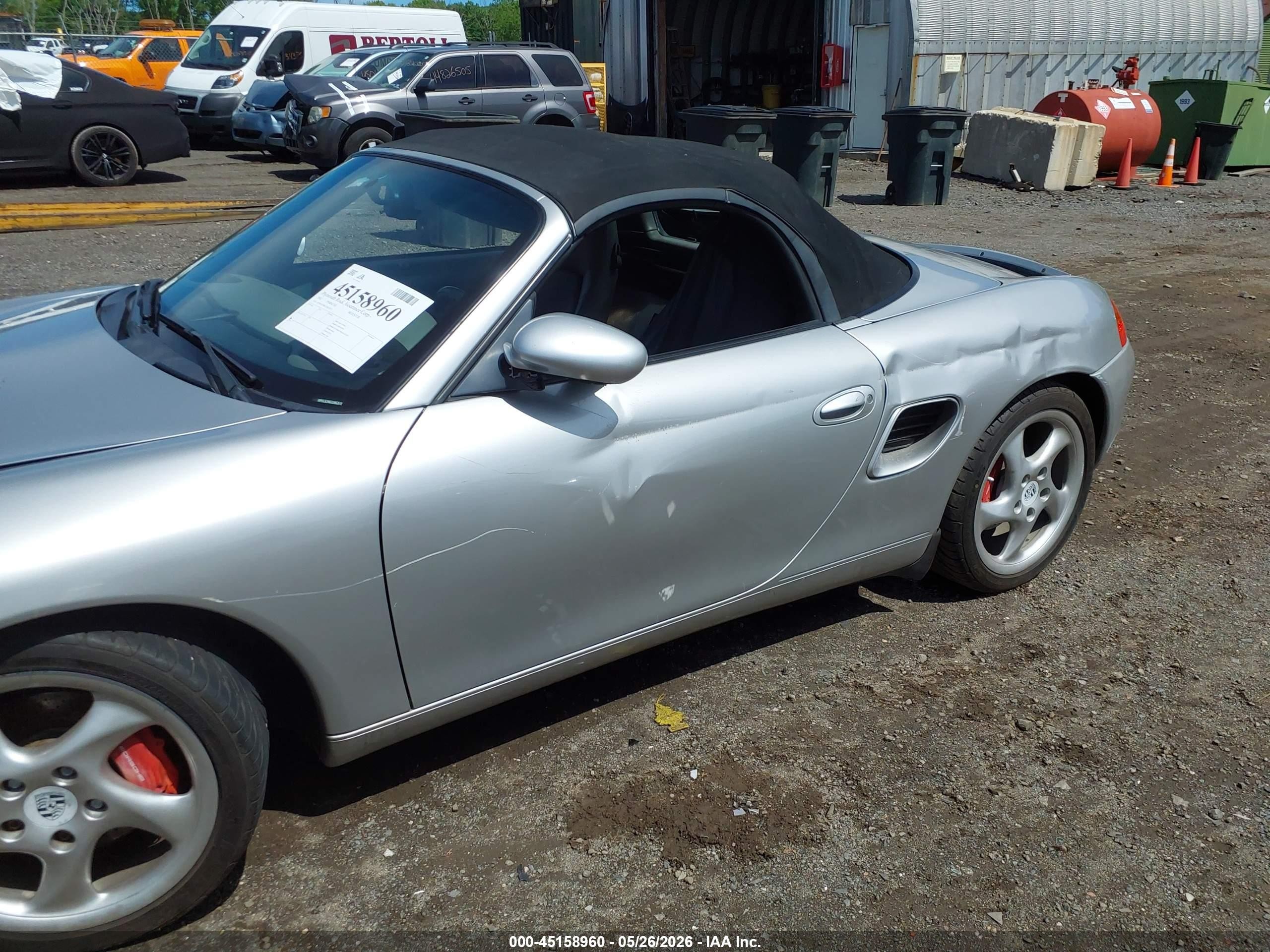 2002 Porsche Boxster S Silver vin: WP0CB29802U662619