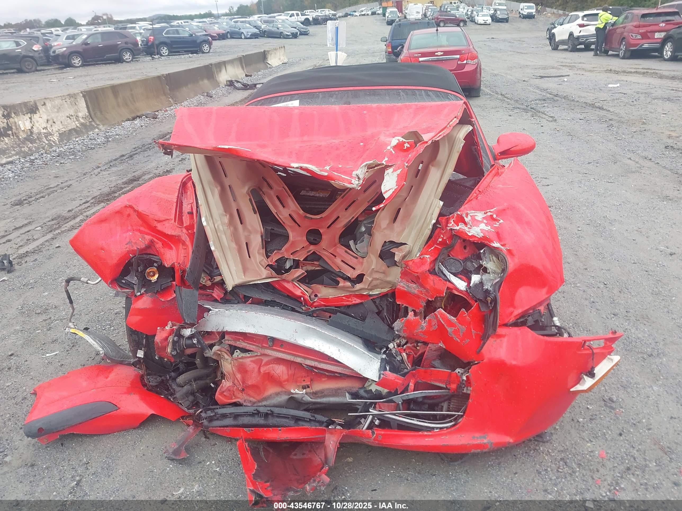 2005 Porsche Boxster S Red vin: WP0CB29805S730322