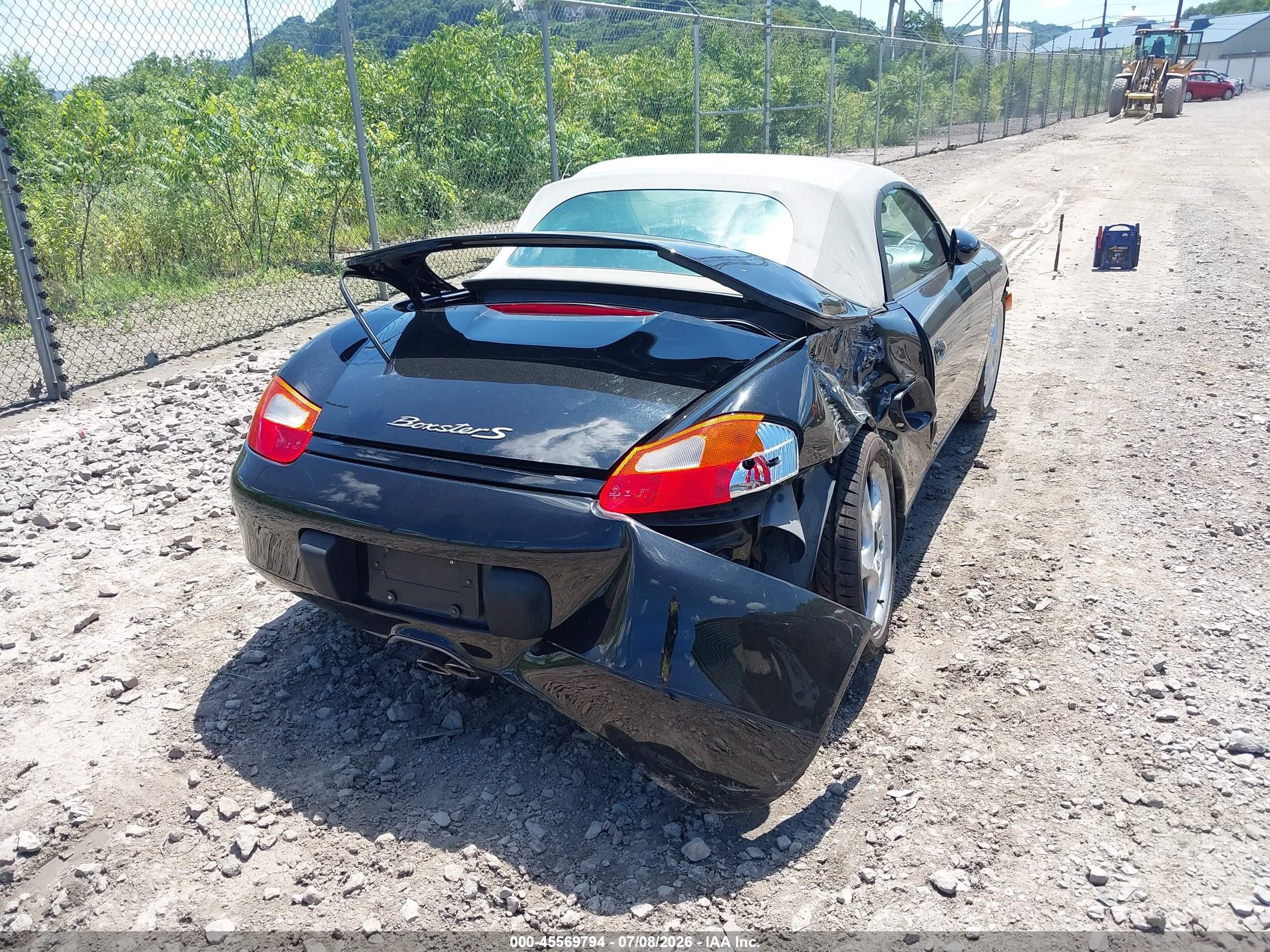 2000 Porsche Boxster S Black vin: WP0CB2980YU662998