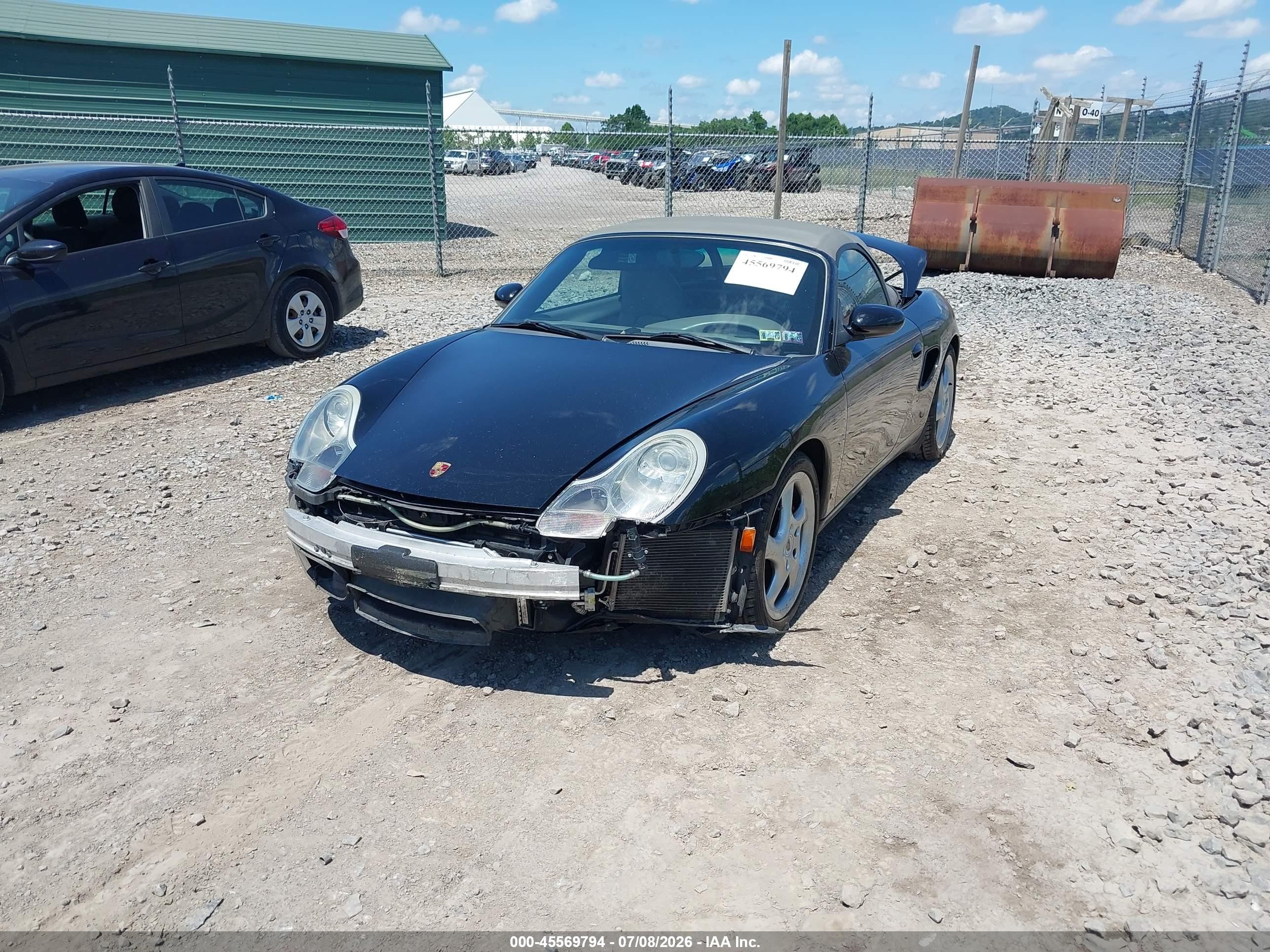 2000 Porsche Boxster S Black vin: WP0CB2980YU662998