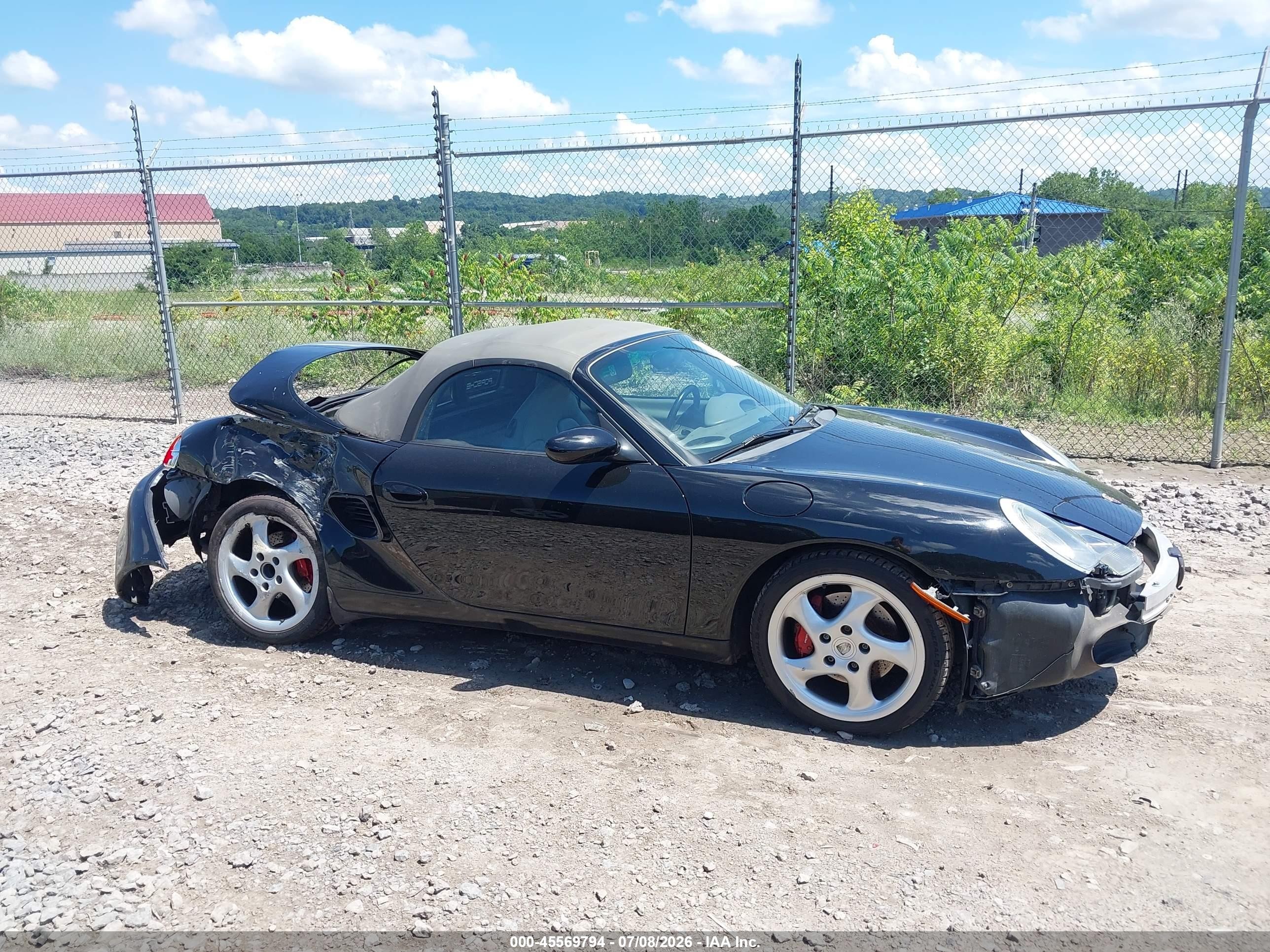 2000 Porsche Boxster S Black vin: WP0CB2980YU662998
