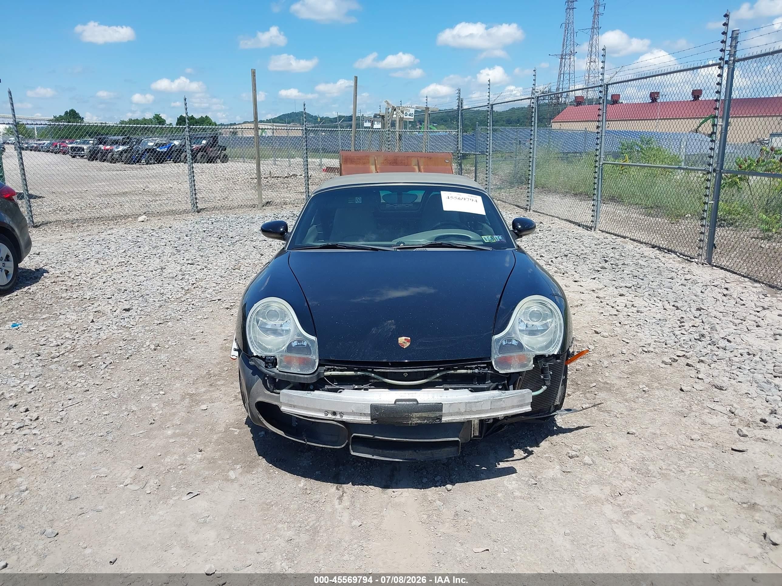 2000 Porsche Boxster S Black vin: WP0CB2980YU662998