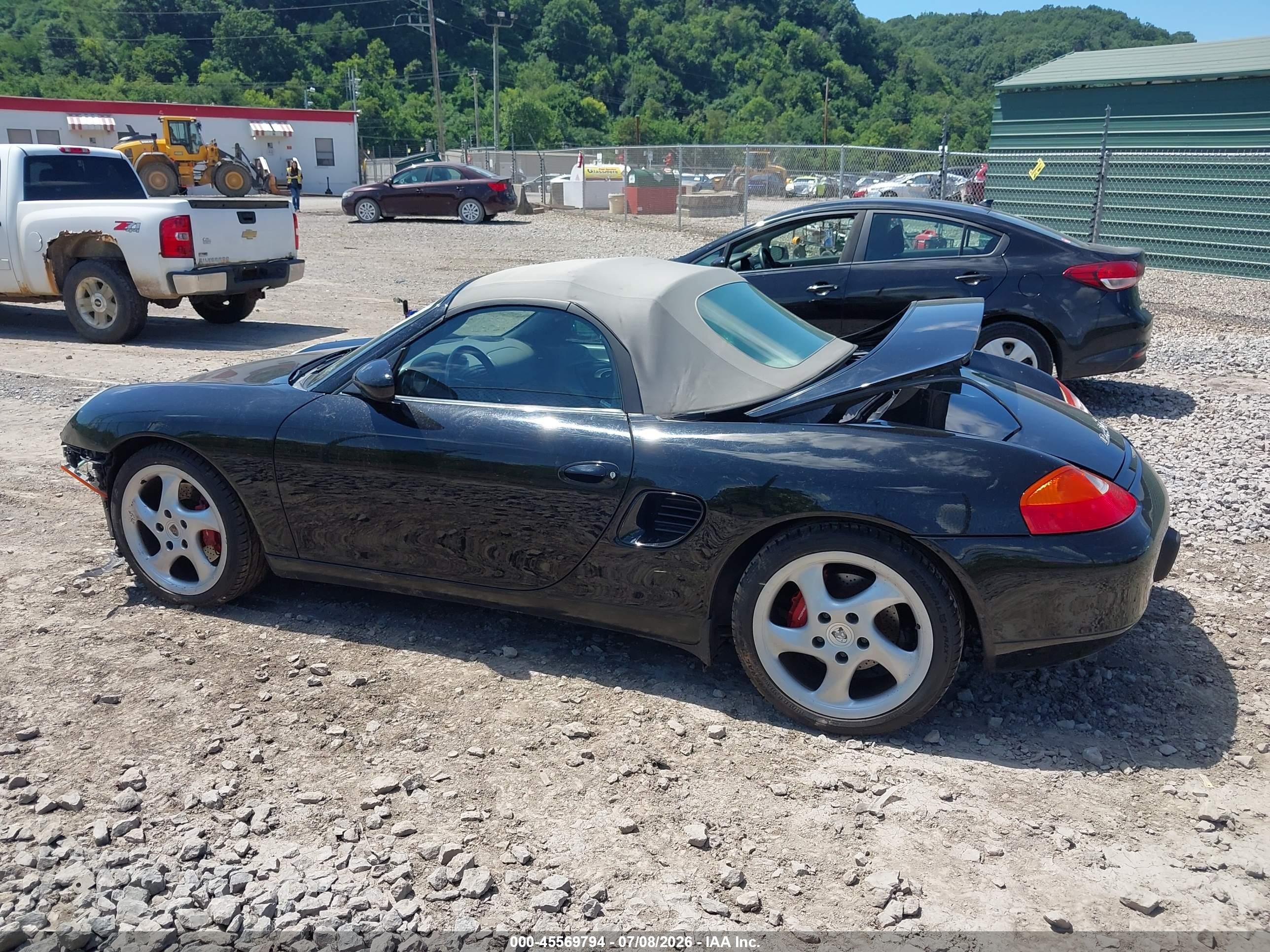 2000 Porsche Boxster S Black vin: WP0CB2980YU662998