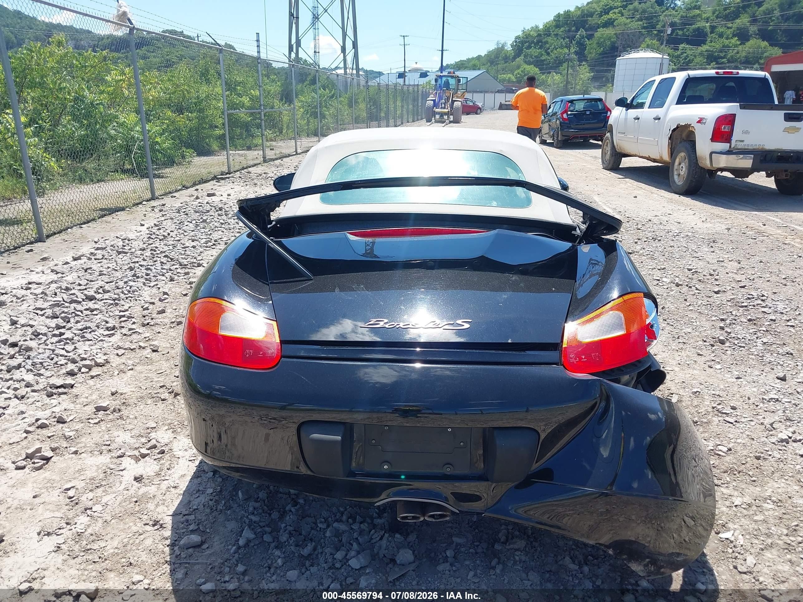 2000 Porsche Boxster S Black vin: WP0CB2980YU662998
