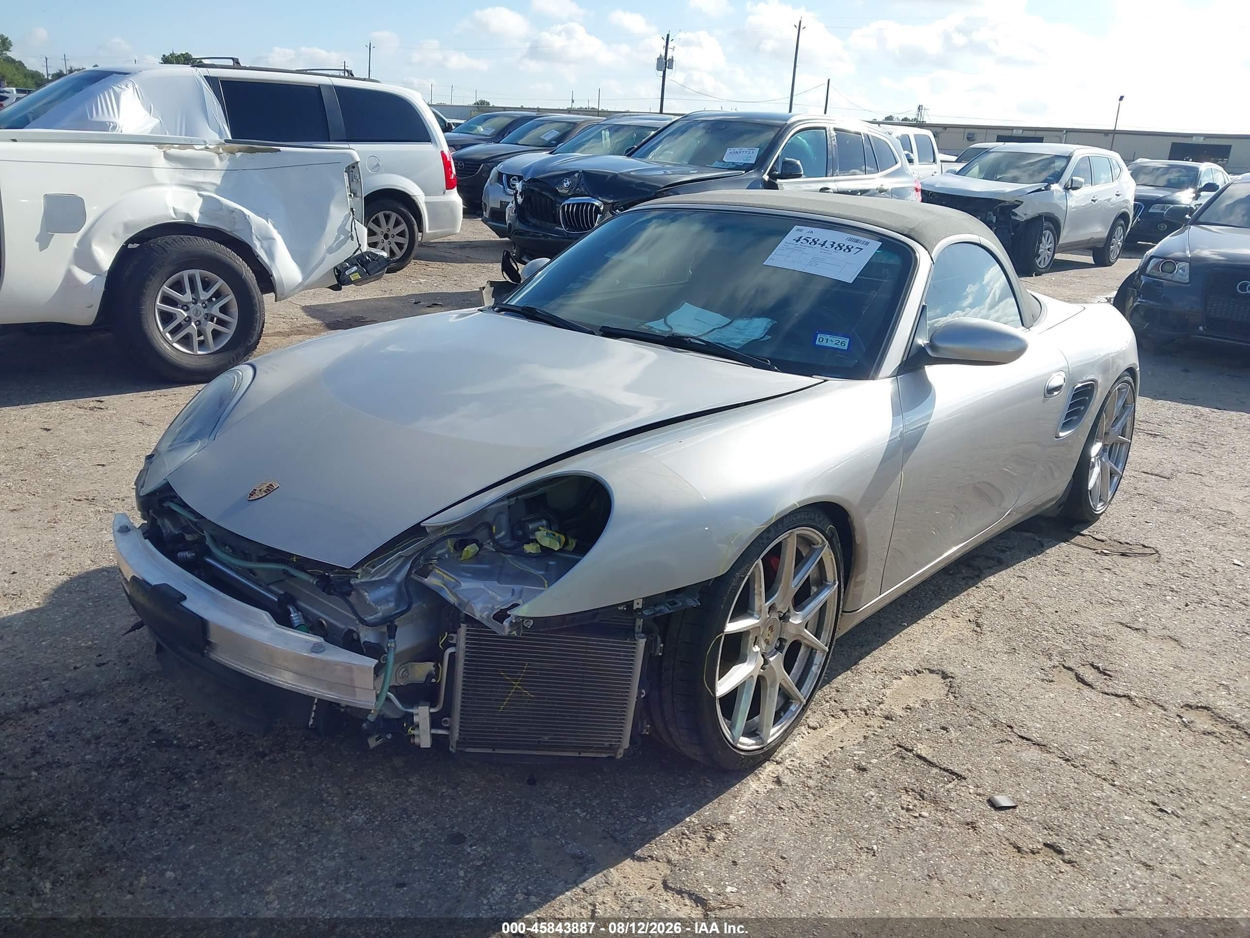 2004 Porsche Boxster S/s Special Edition Серебряный vin: WP0CB29814U660400
