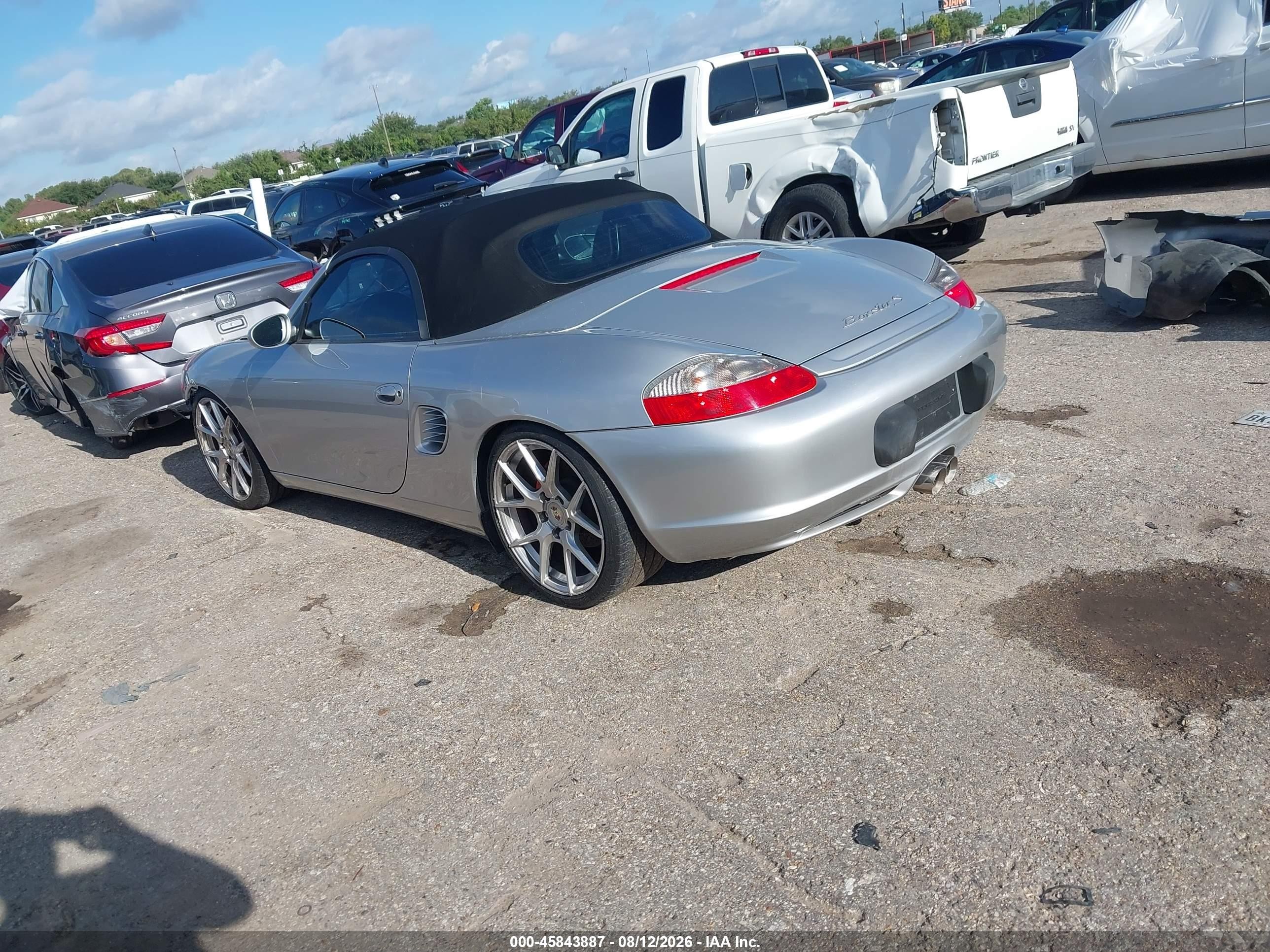 2004 Porsche Boxster S/s Special Edition Серебряный vin: WP0CB29814U660400