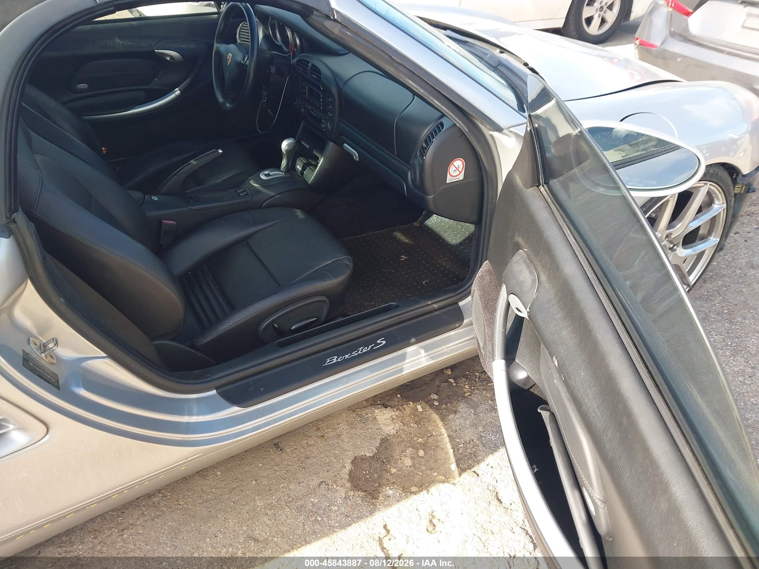 2004 Porsche Boxster S/s Special Edition Серебряный vin: WP0CB29814U660400