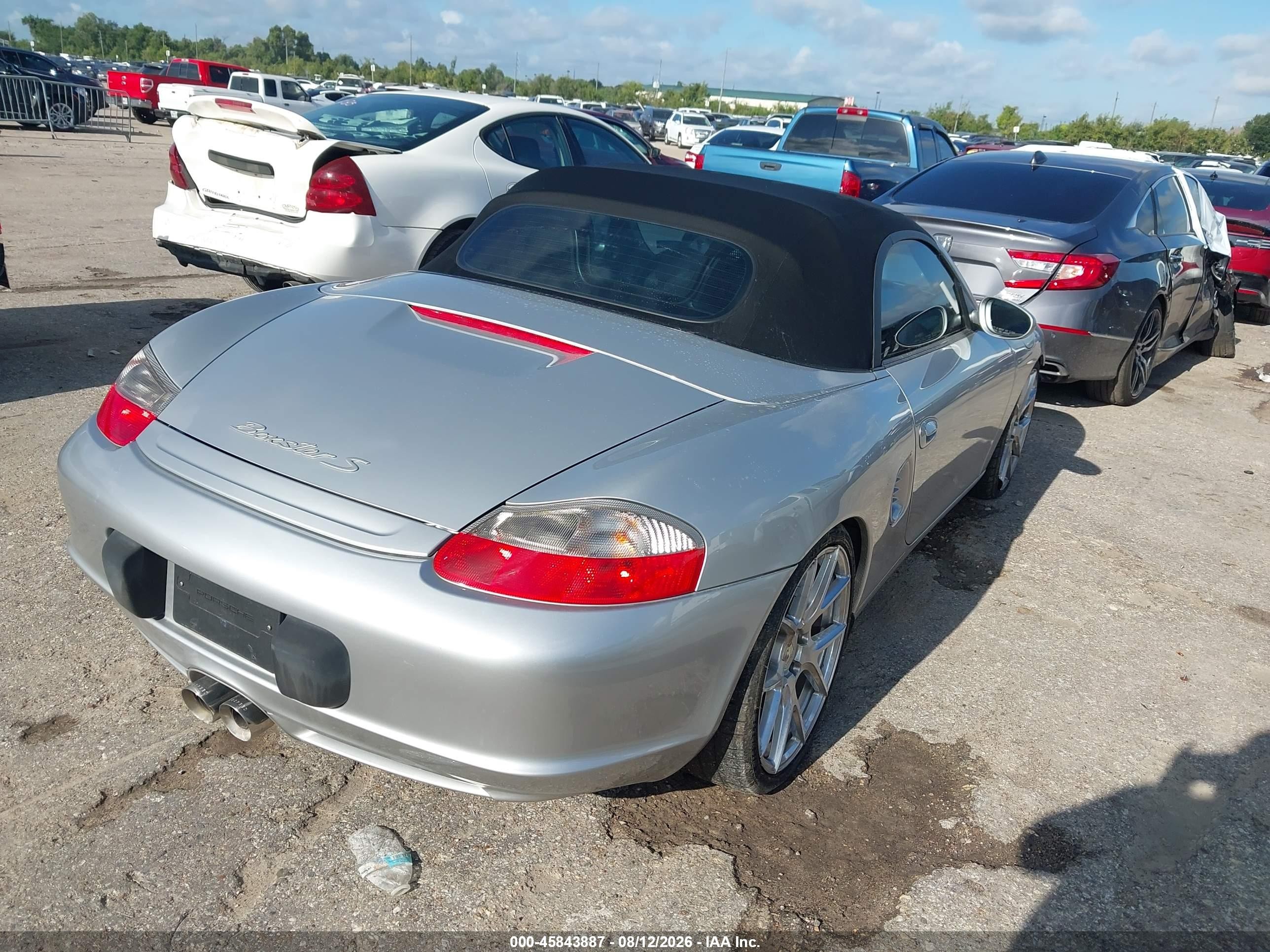 2004 Porsche Boxster S/s Special Edition Серебряный vin: WP0CB29814U660400
