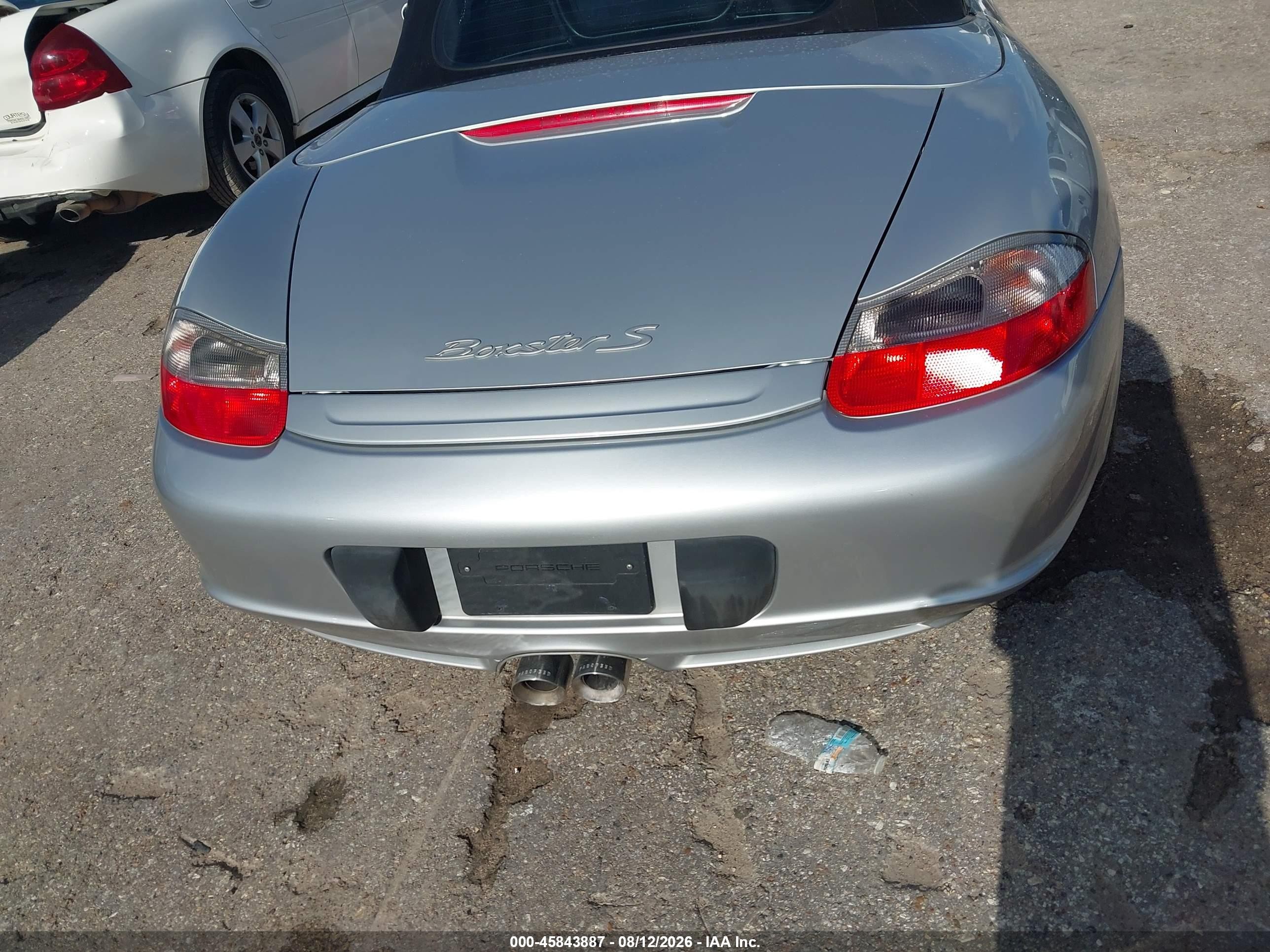2004 Porsche Boxster S/s Special Edition Серебряный vin: WP0CB29814U660400