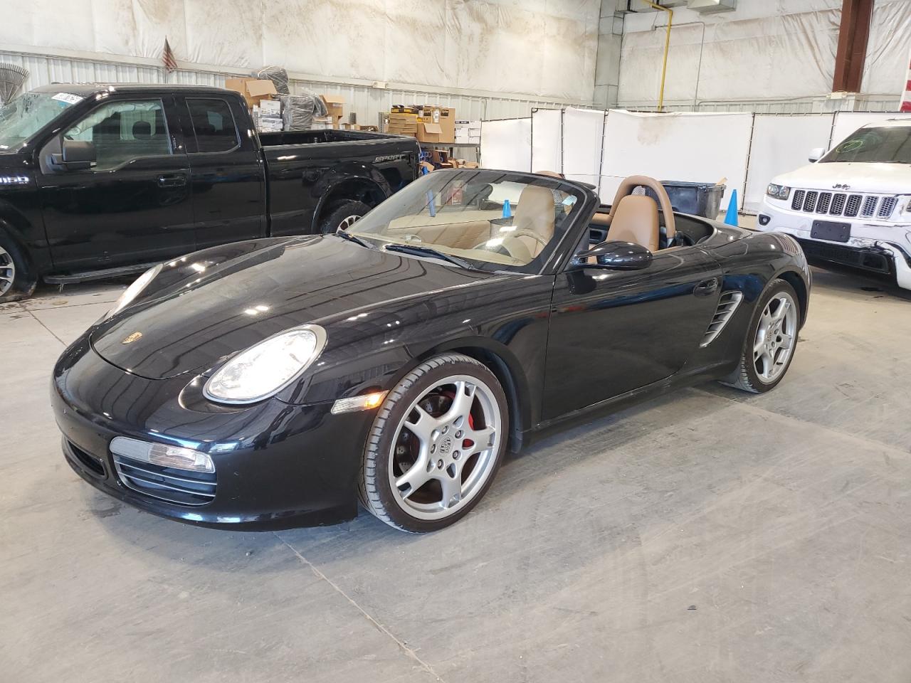 2005 Porsche Boxster S Black vin: WP0CB29815U731645