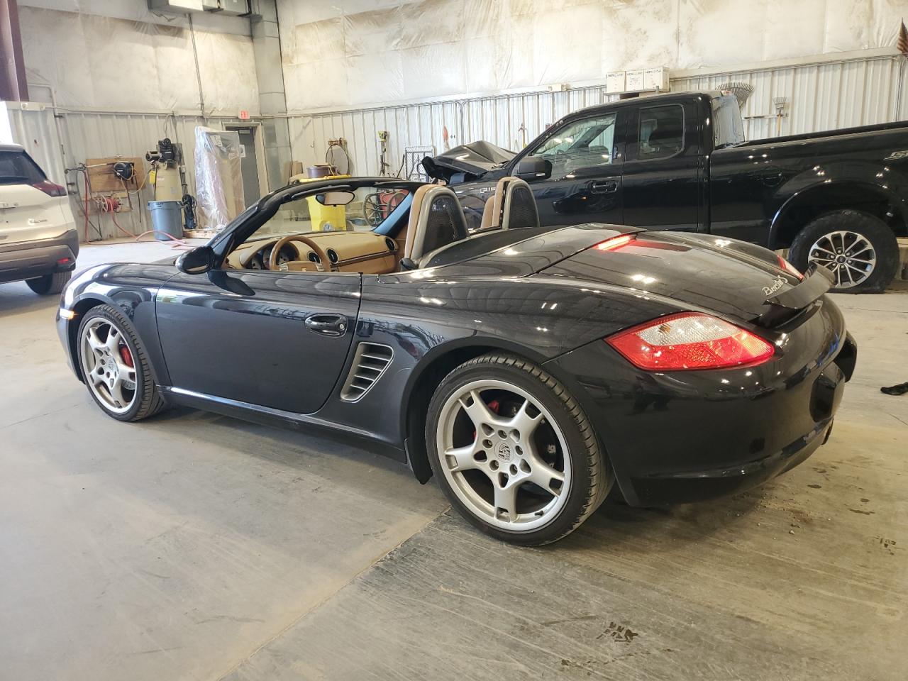 2005 Porsche Boxster S Black vin: WP0CB29815U731645