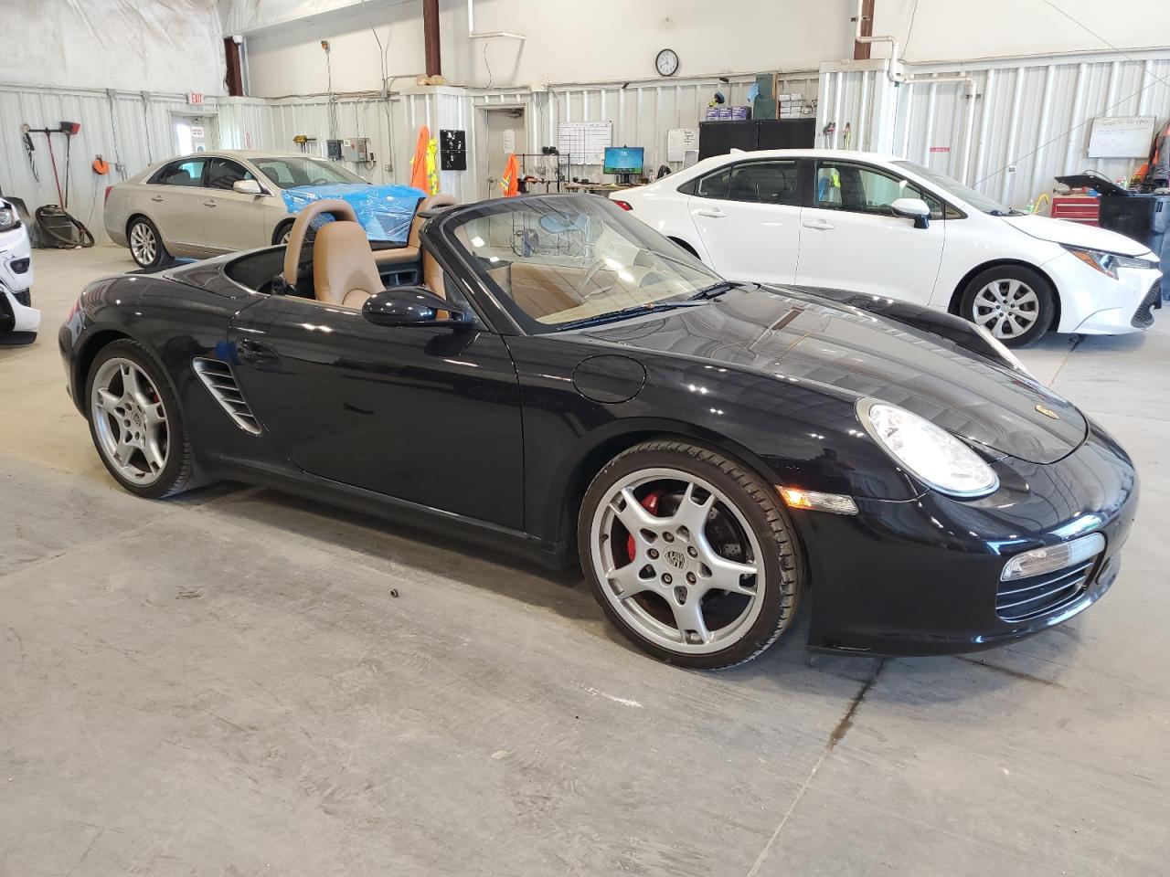 2005 Porsche Boxster S Black vin: WP0CB29815U731645