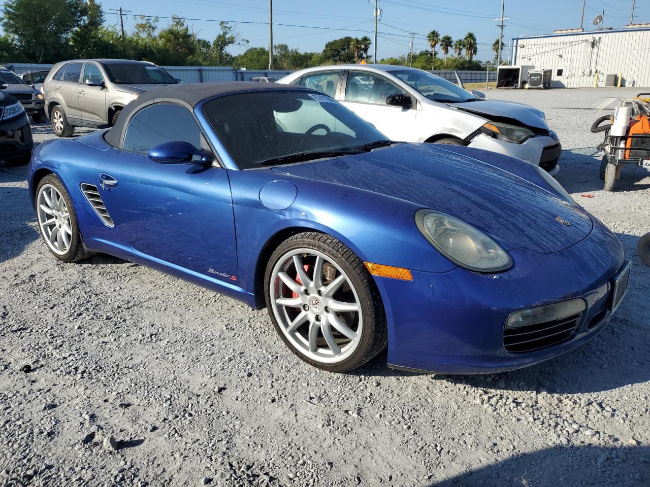 2006 Porsche Boxster S Blue vin: WP0CB29816U731792